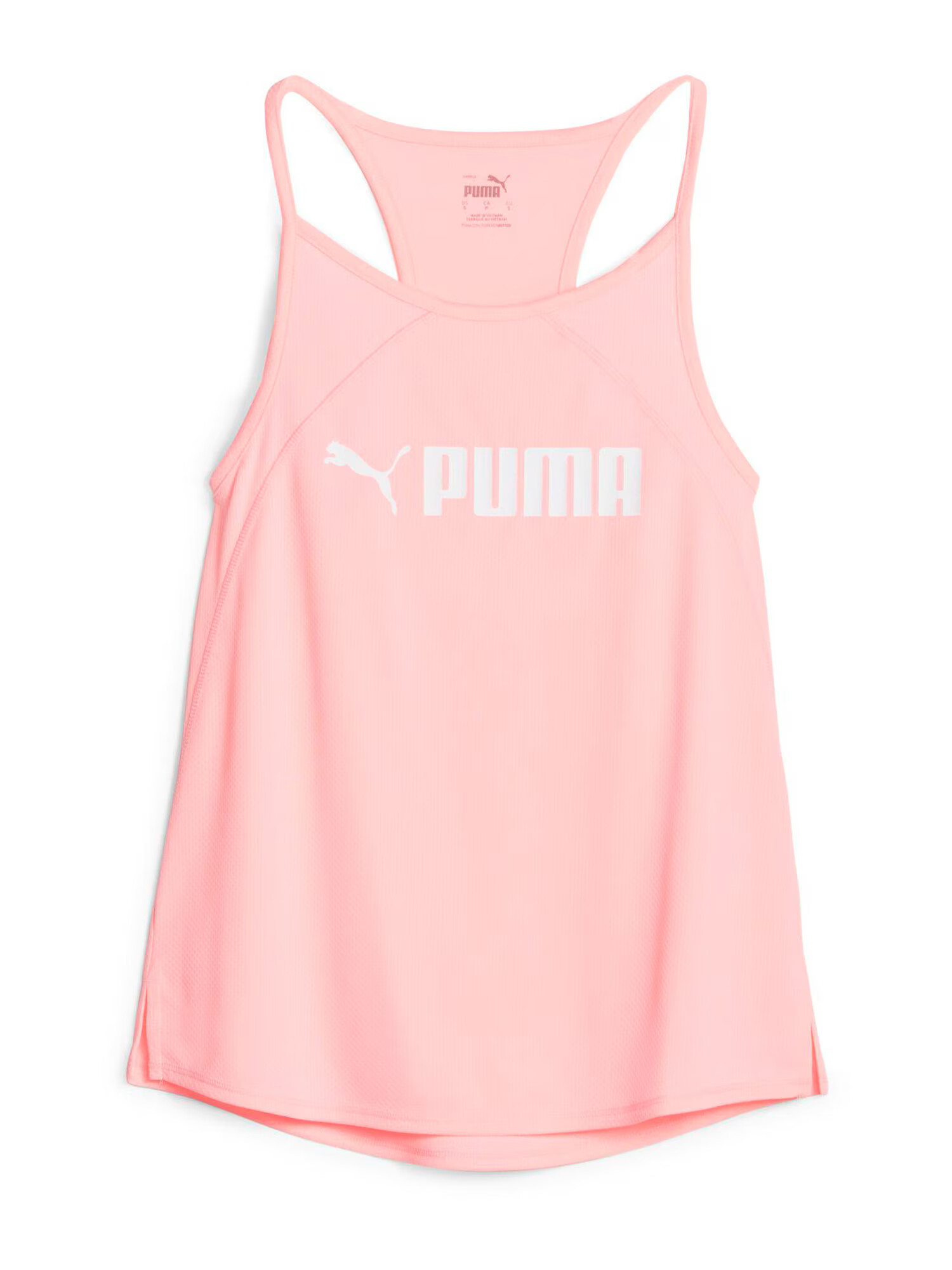 PUMA Športni top roza / bela - Pepit.si