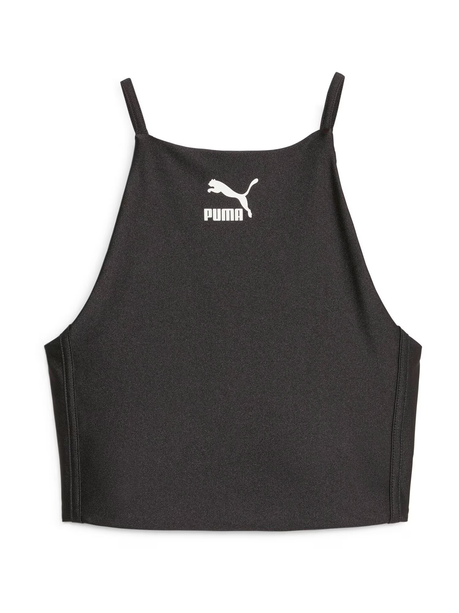 PUMA Športni top 'Shiny' črna / off-bela - Pepit.si