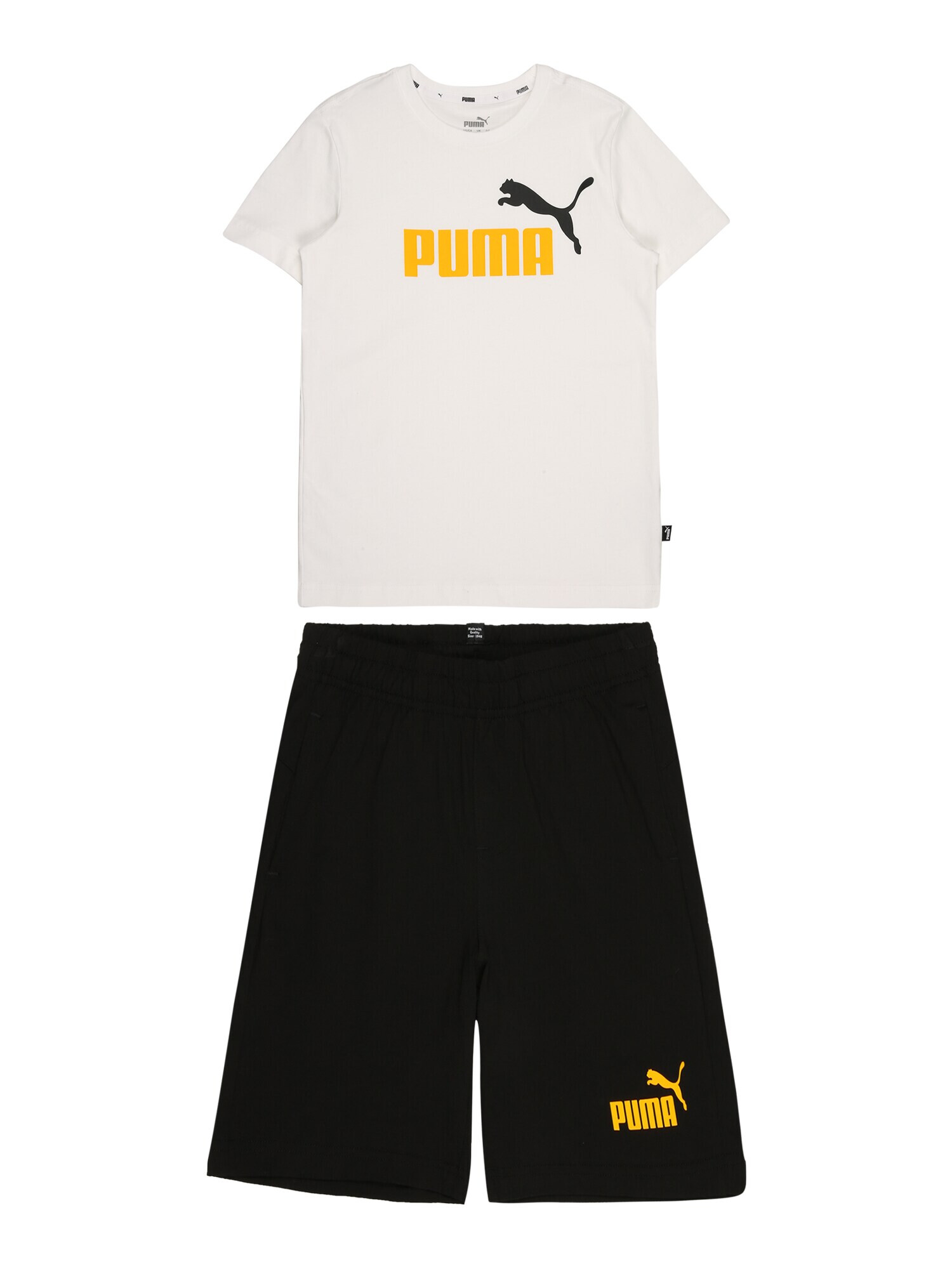 PUMA Trenirka za tek svetlo oranžna / črna / bela - Pepit.si