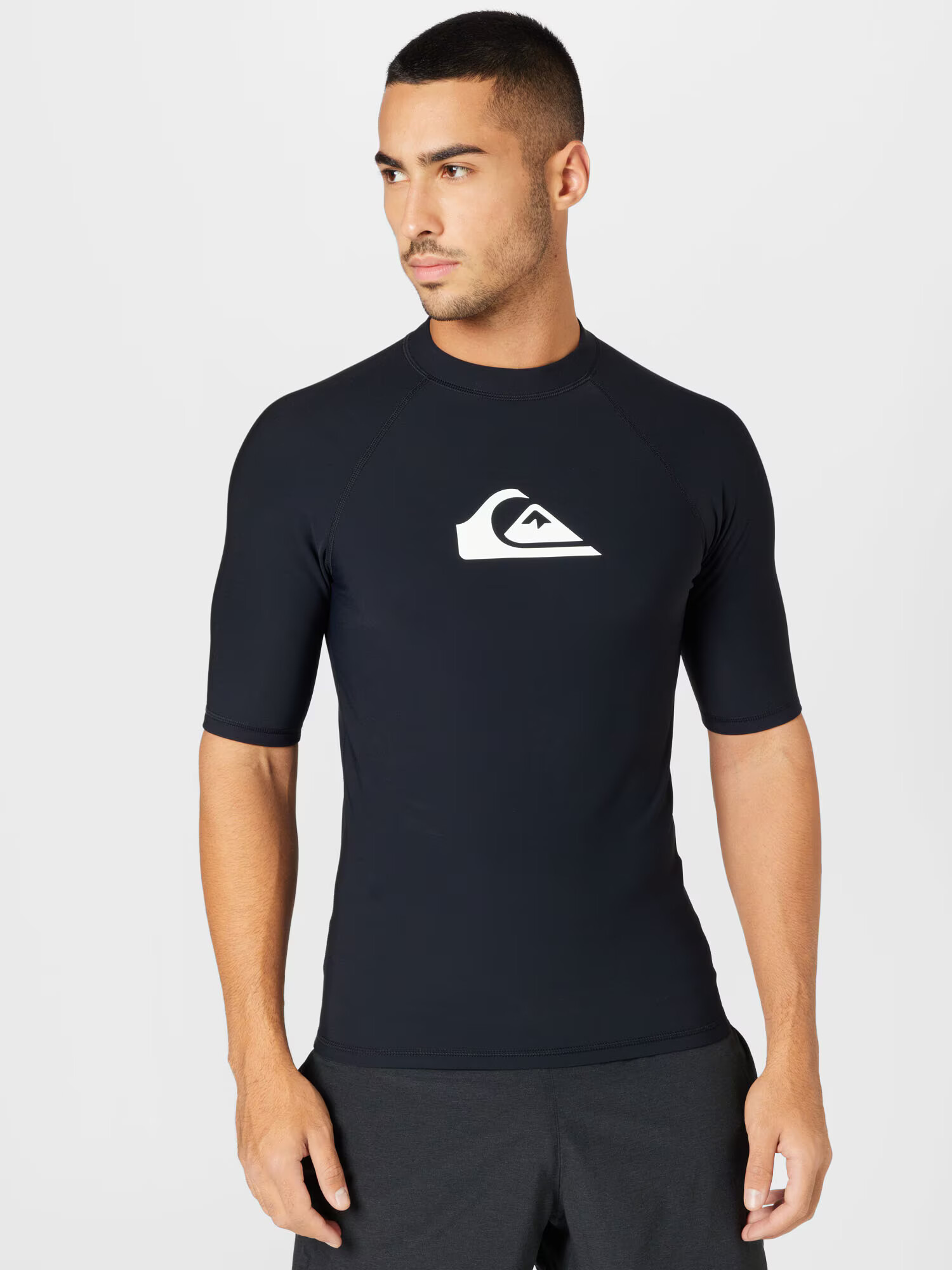 QUIKSILVER Funkcionalna majica 'HEATER' črna / bela - Pepit.si