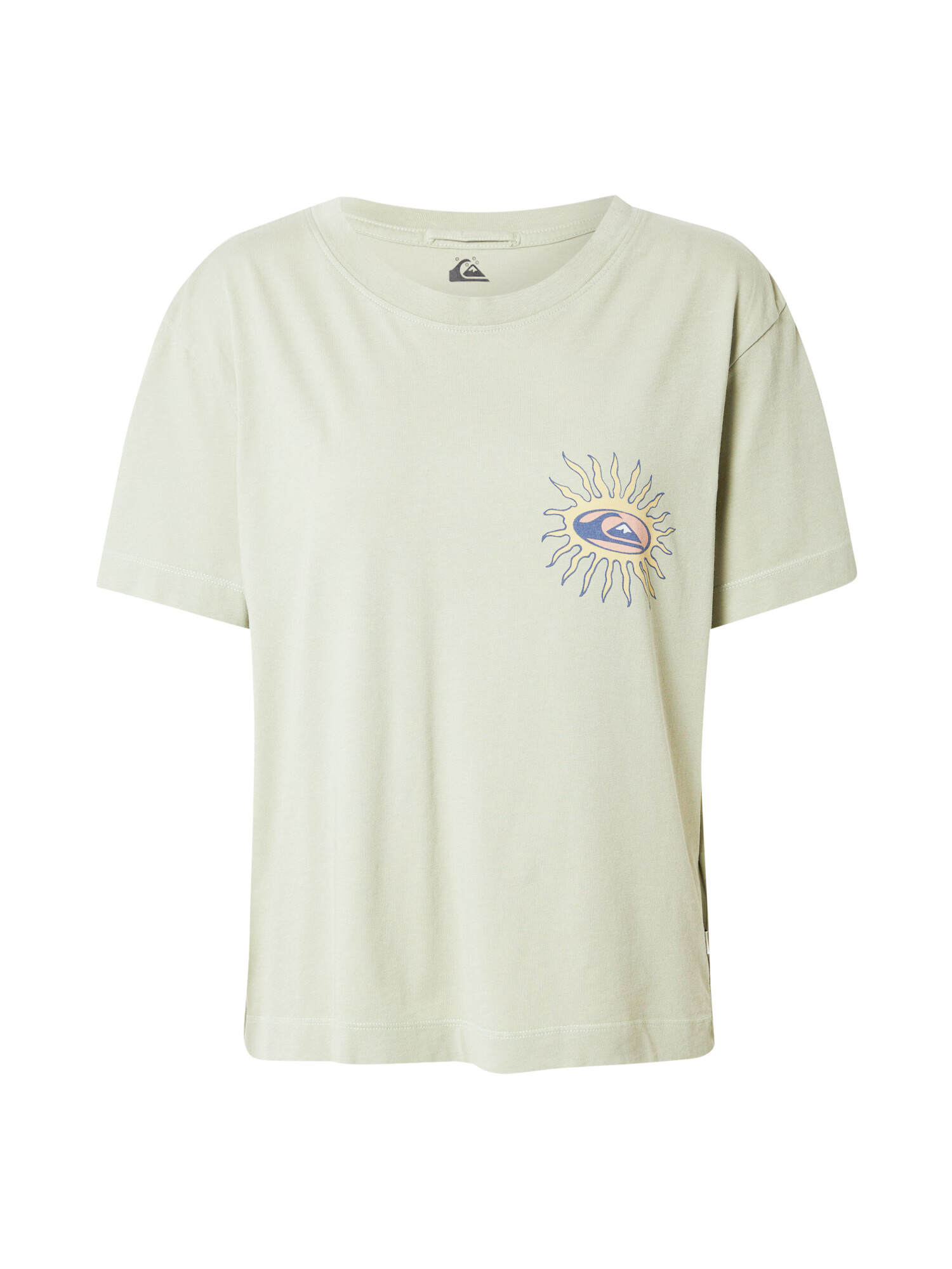 QUIKSILVER Majica 'STAR SLIDE CROP TEE' svetlo zelena - Pepit.si