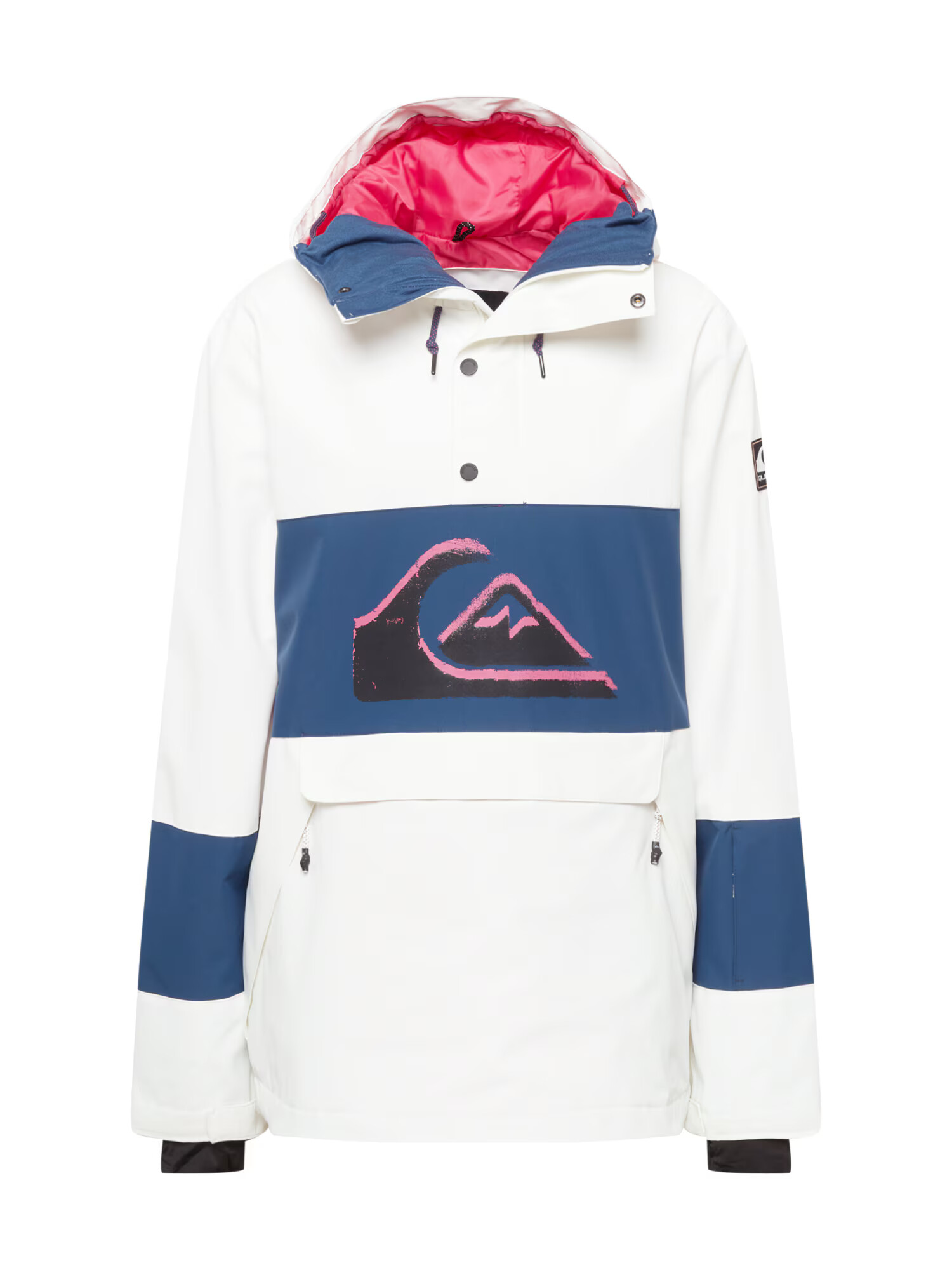 QUIKSILVER Športna jakna 'STEEZE' bela / marine / črna / roza - Pepit.si