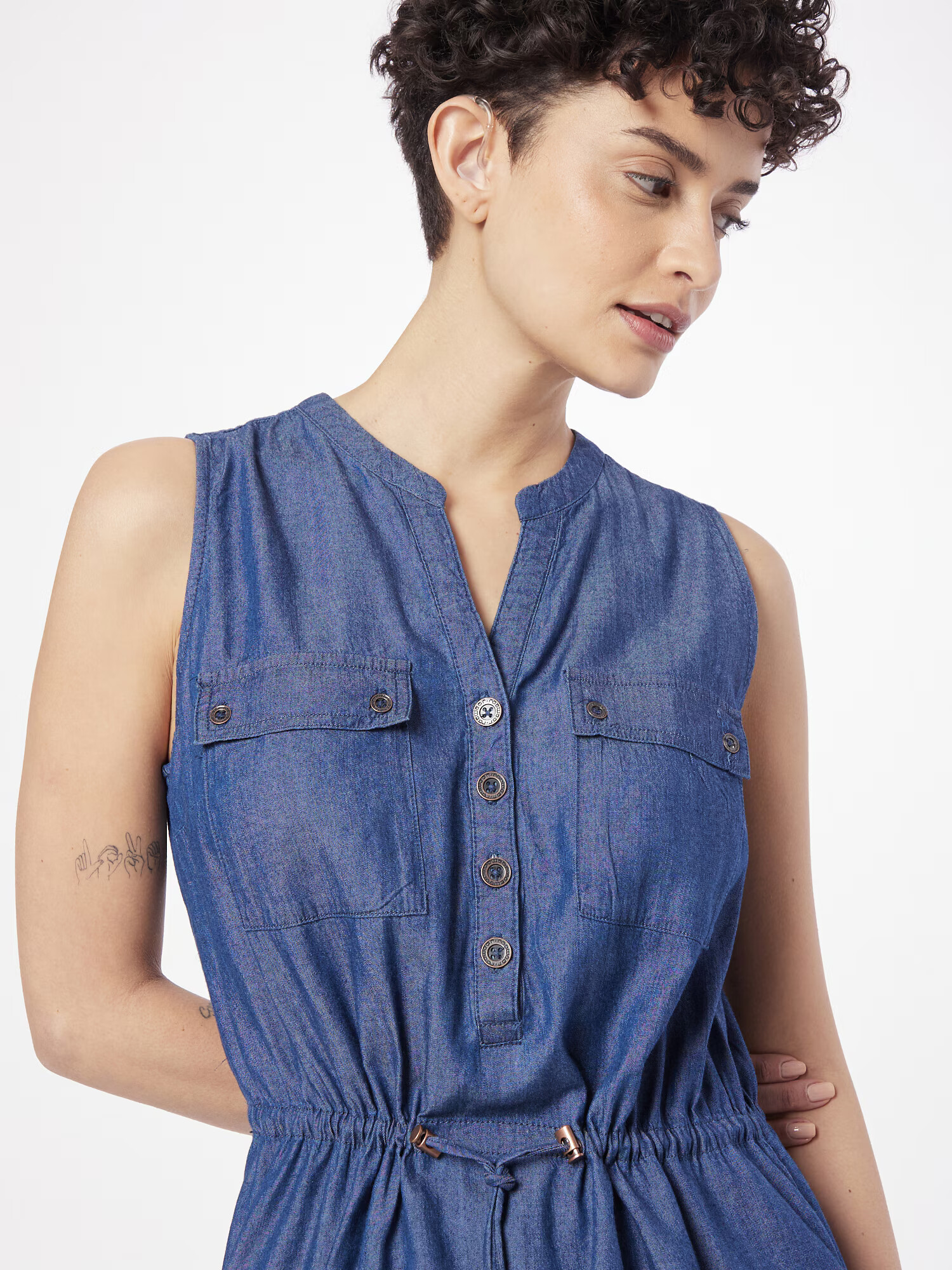 Ragwear Obleka 'ROISIN' moder denim - Pepit.si