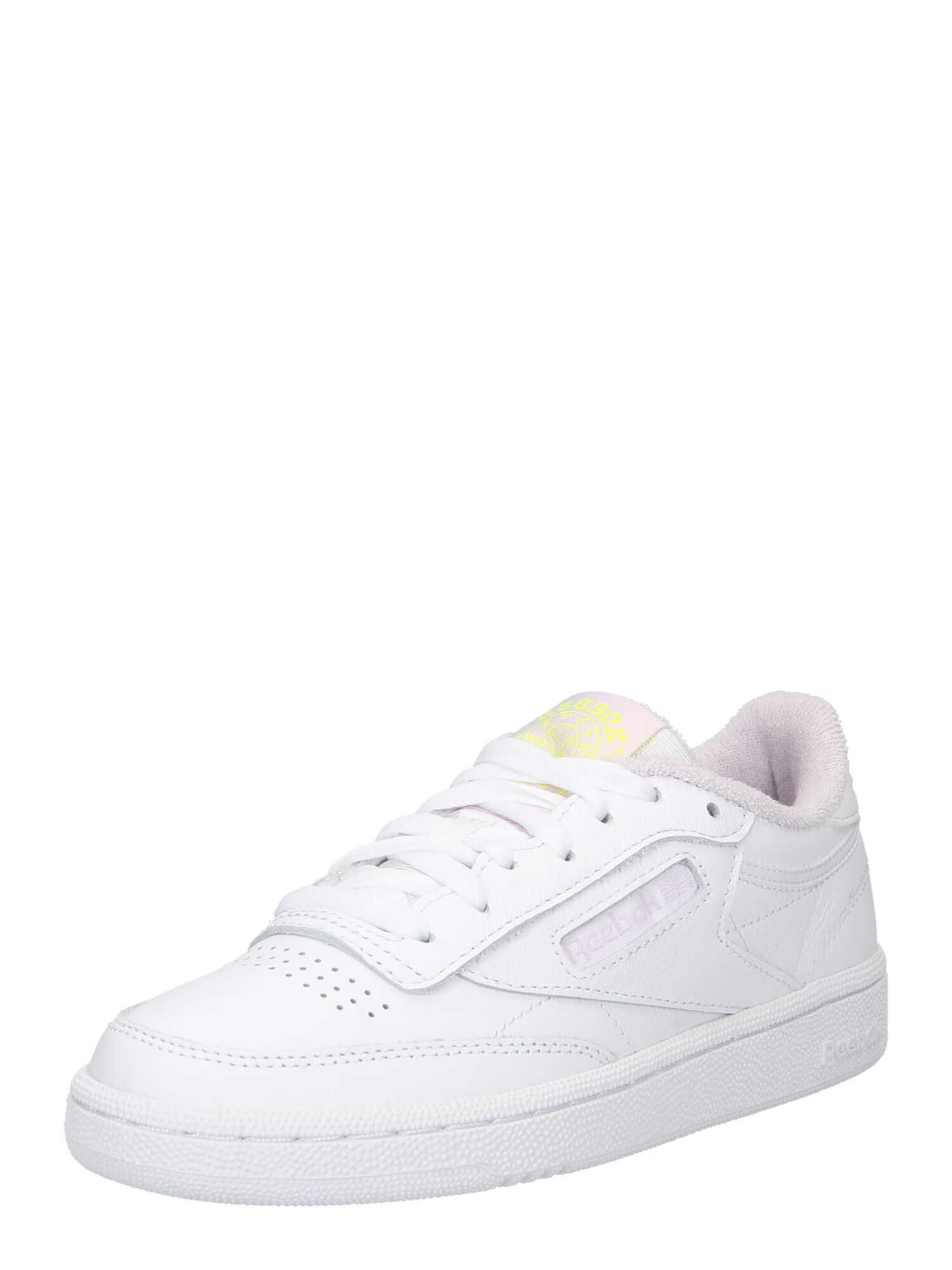 Reebok Classics Nizke superge ' Club C 85 ' neonsko rumena / orhideja / bela - Pepit.si