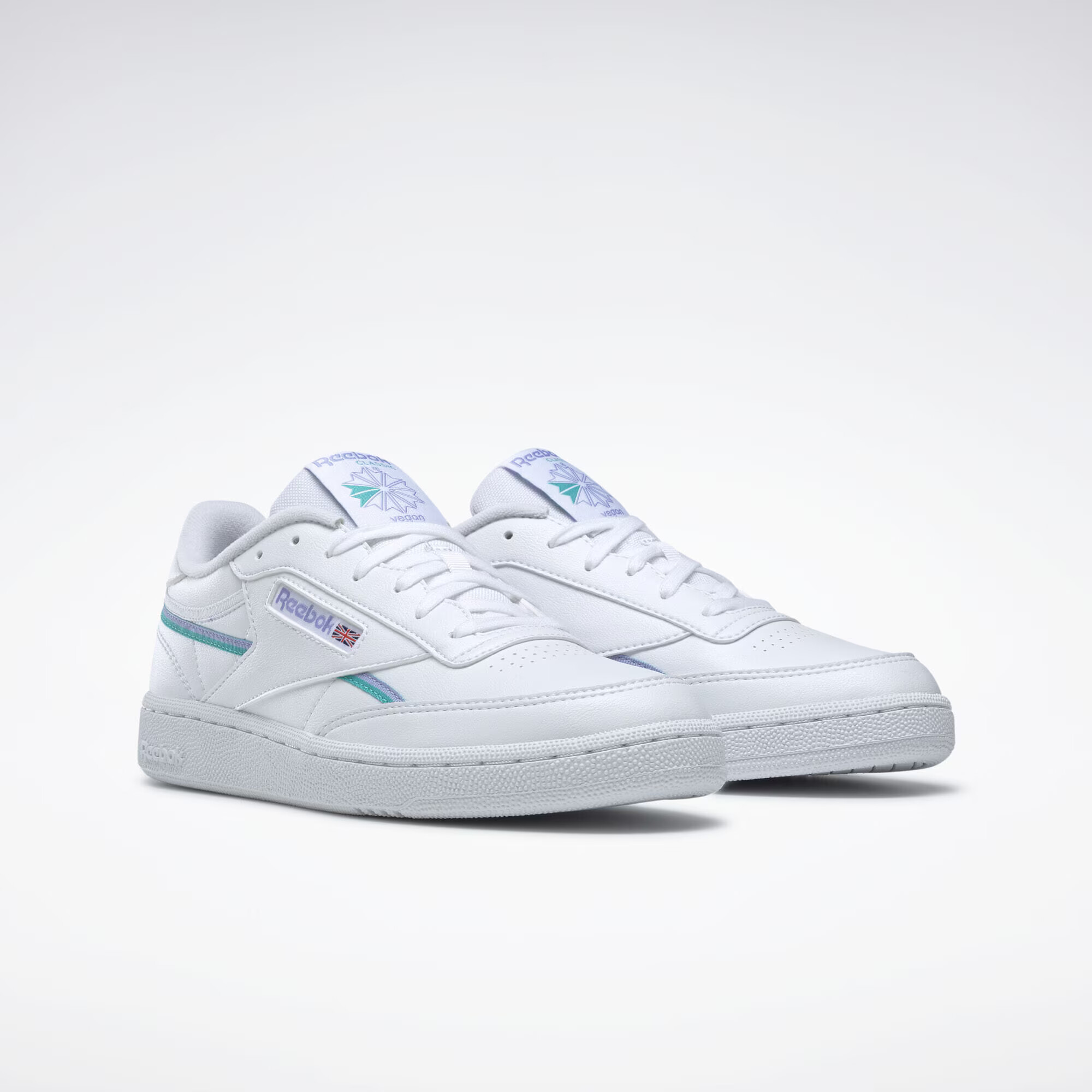 Reebok Classics Nizke superge 'Club C 85' svetlo modra / majnica / rdeča / bela - Pepit.si