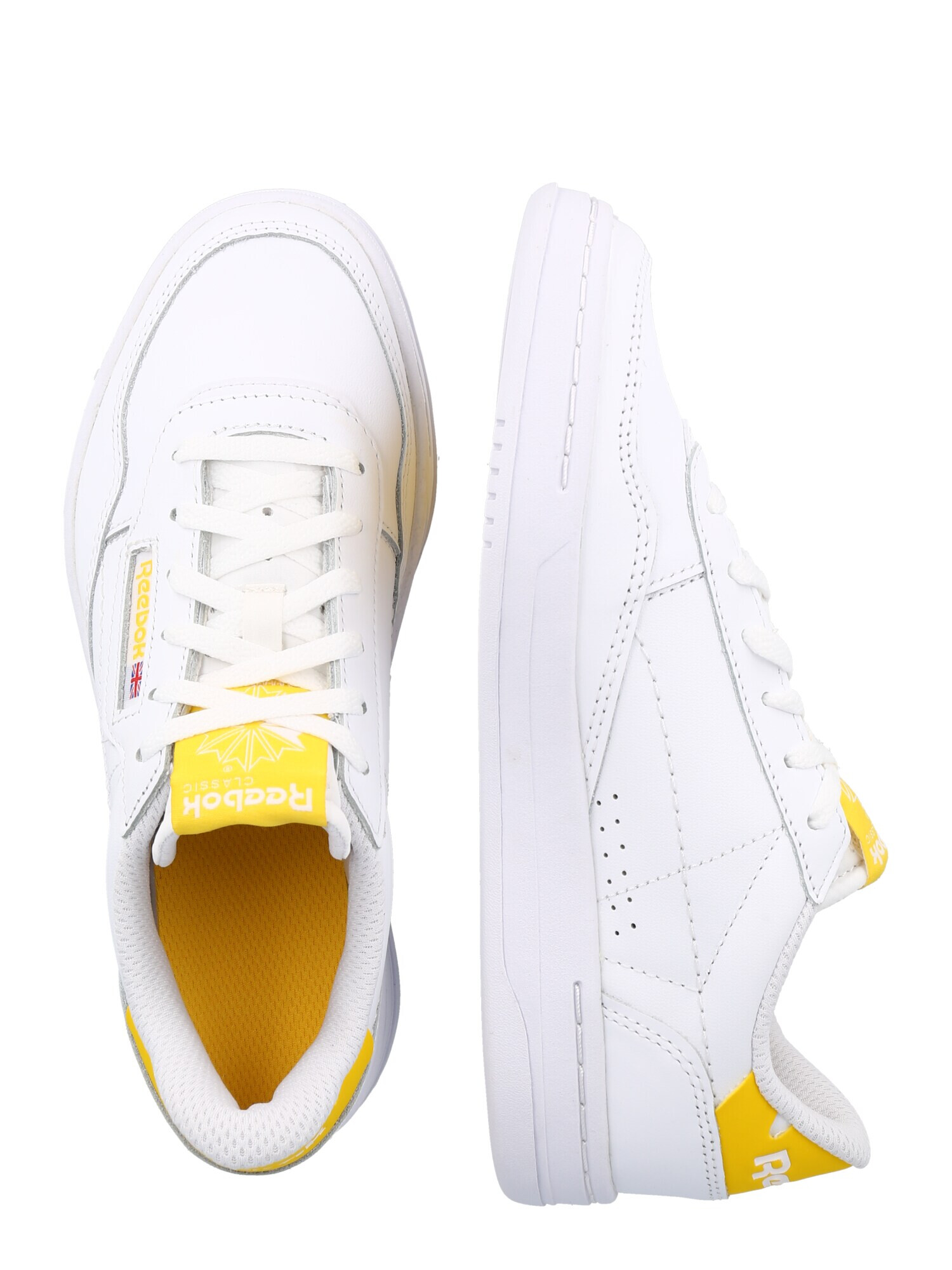 Reebok Classics Nizke superge 'Court Peak' modra / rumena / rdeča / off-bela - Pepit.si