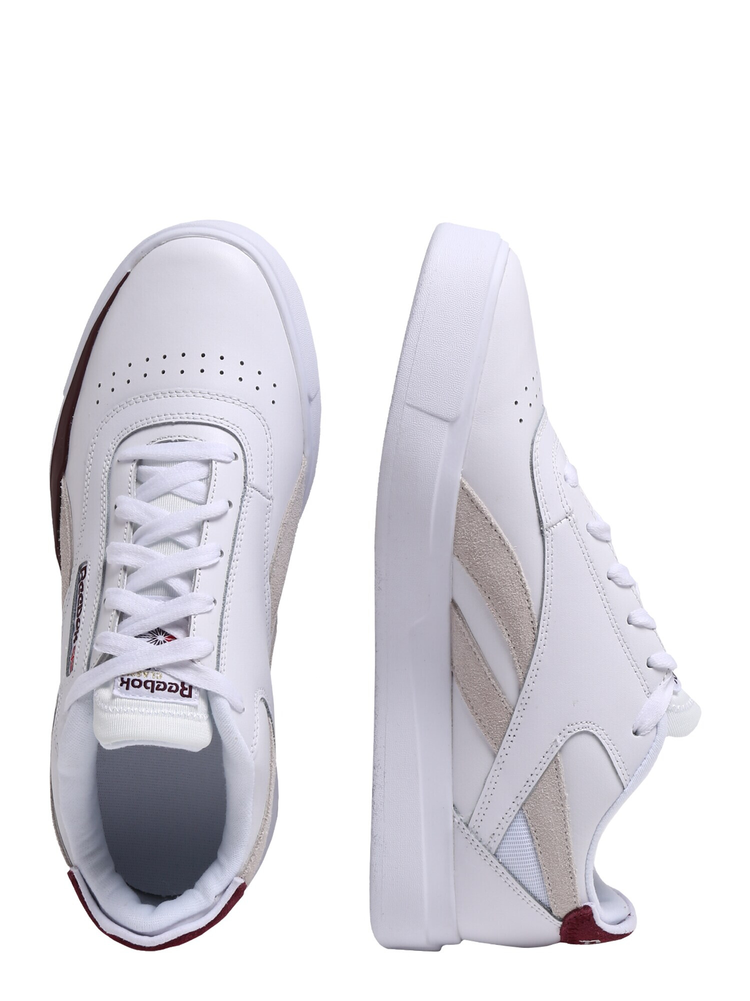 Reebok Classics Nizke superge 'LEGACY COURT' bež / rdeča / bela - Pepit.si