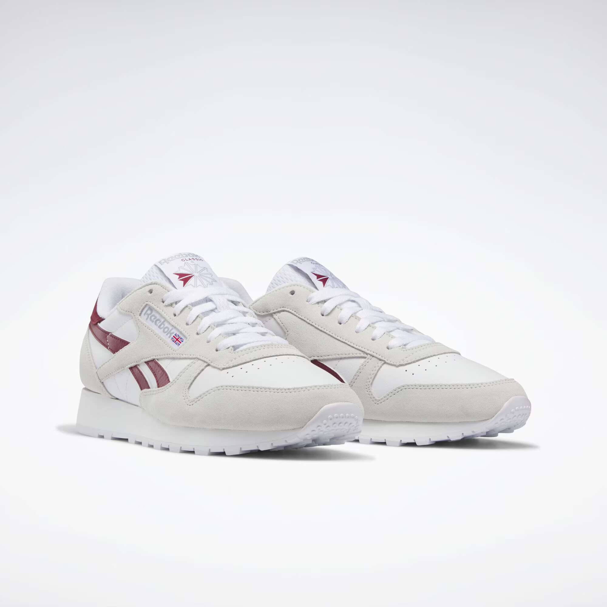 Reebok Classics Nizke superge svetlo siva / krvavo rdeča / bela - Pepit.si