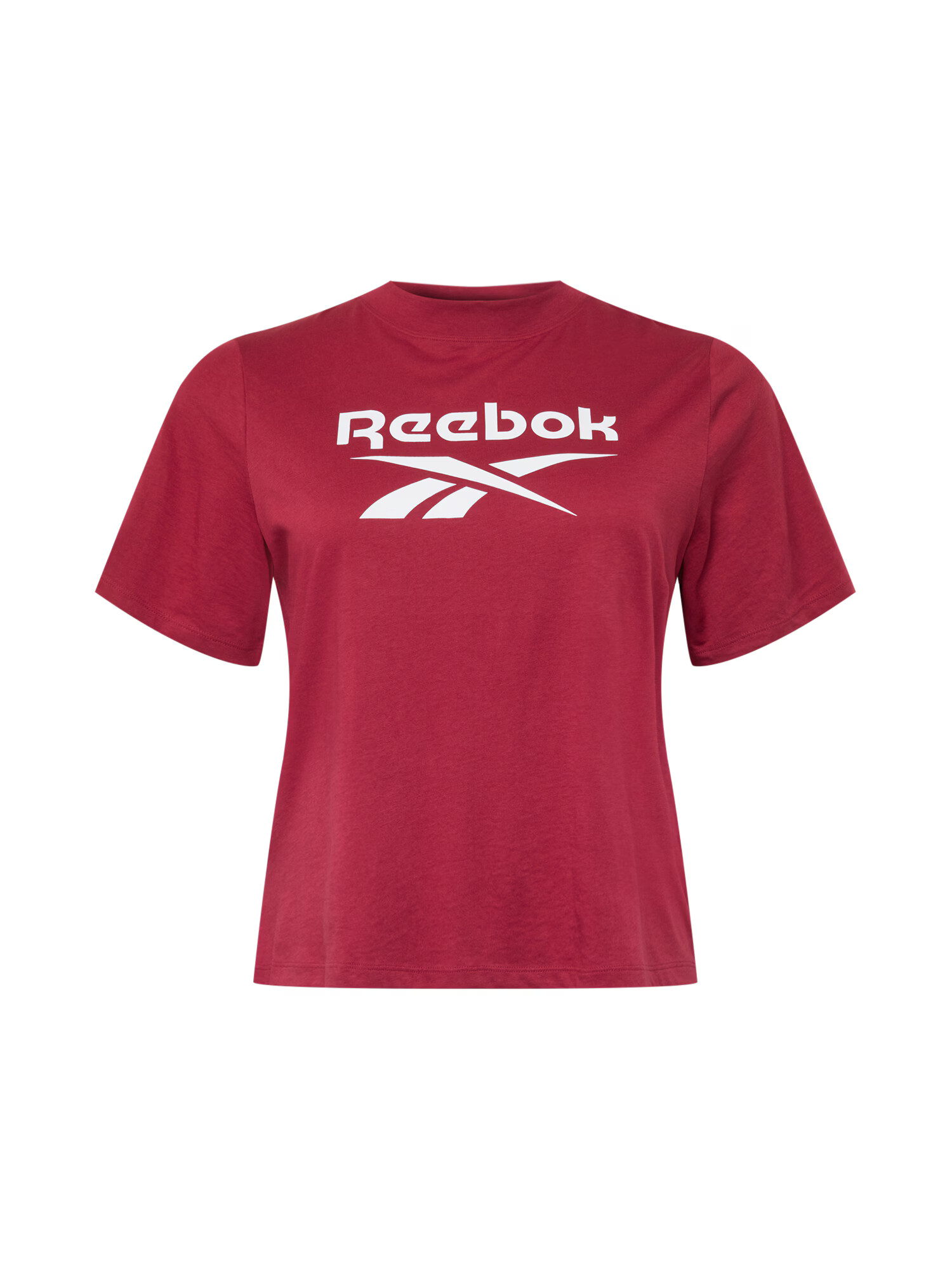 Reebok Sport Funkcionalna majica bordo / bela - Pepit.si