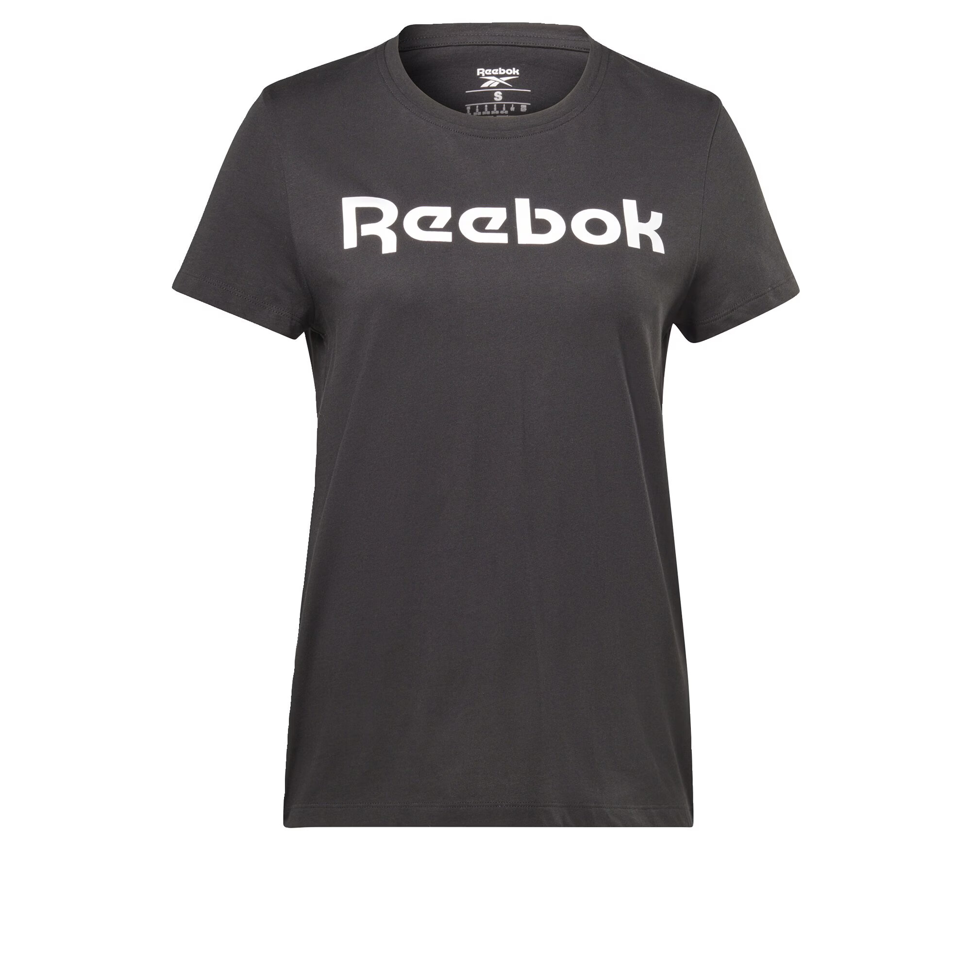 Reebok Sport Funkcionalna majica črna / bela - Pepit.si