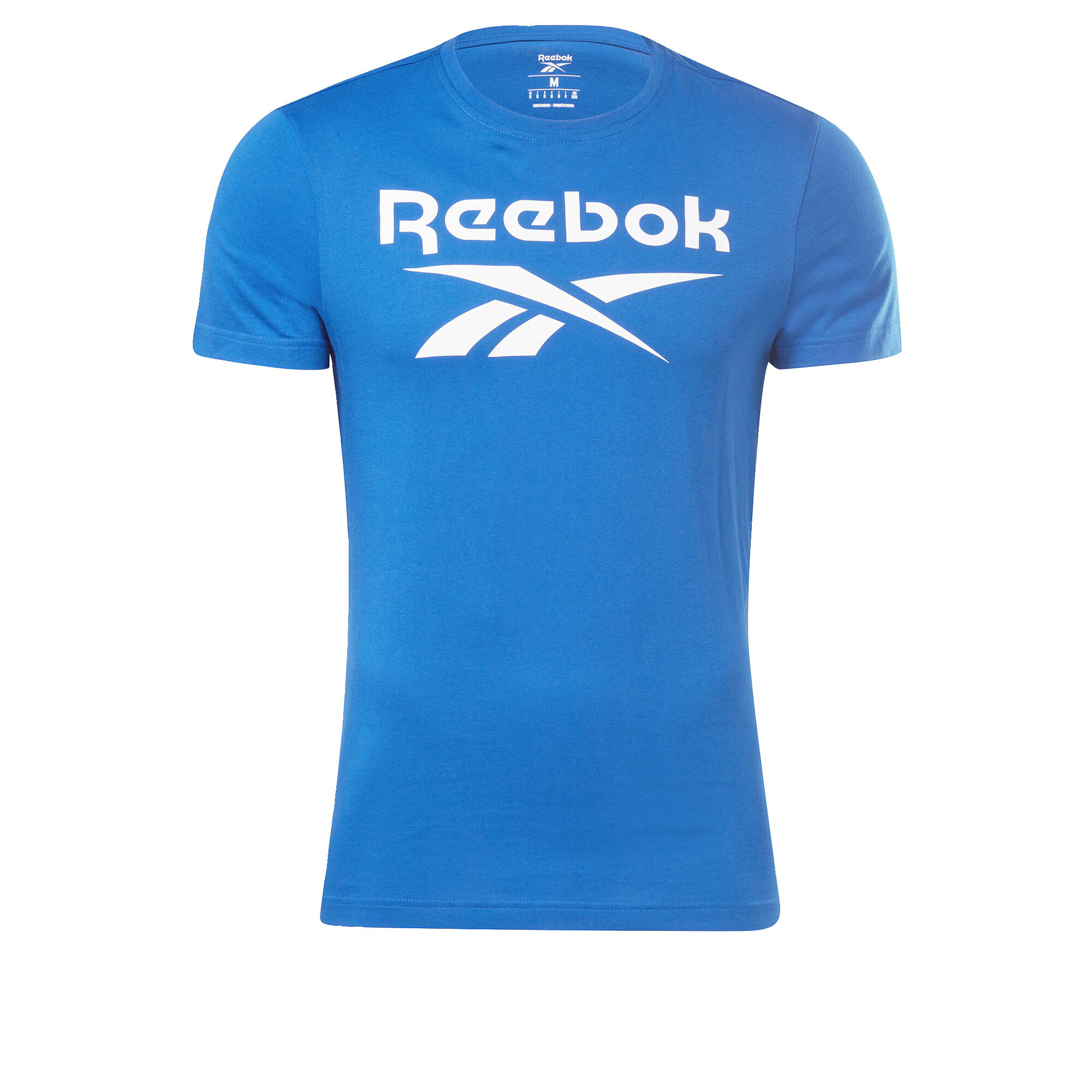 Reebok Sport Funkcionalna majica modra / bela - Pepit.si