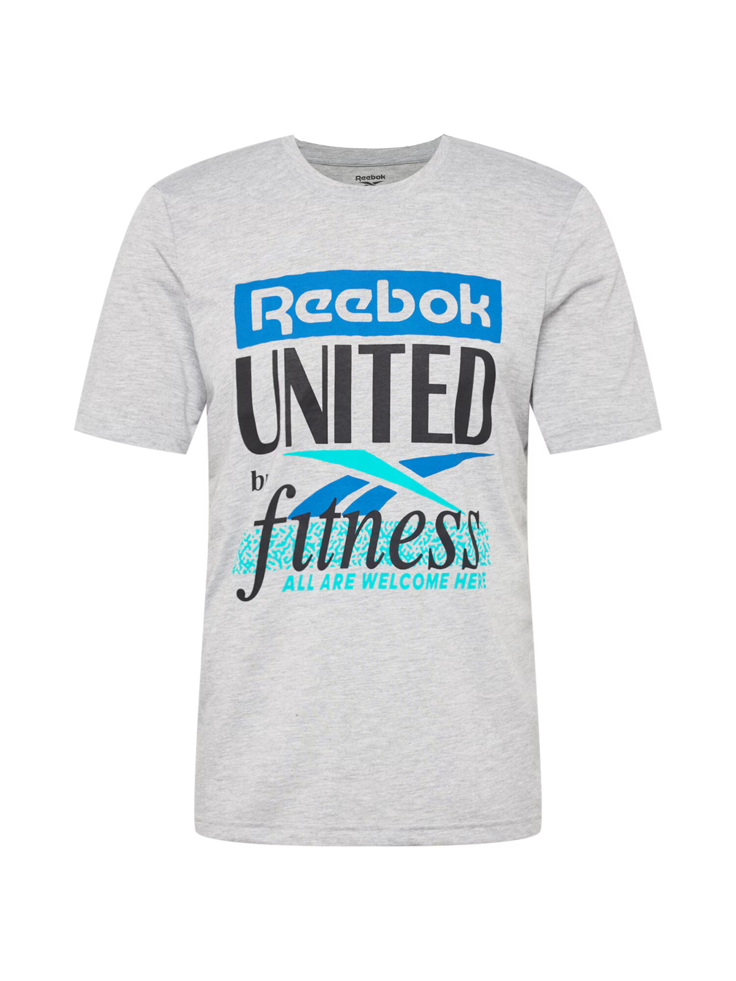 Reebok Sport Funkcionalna majica modra / voda / pegasto siva / črna - Pepit.si