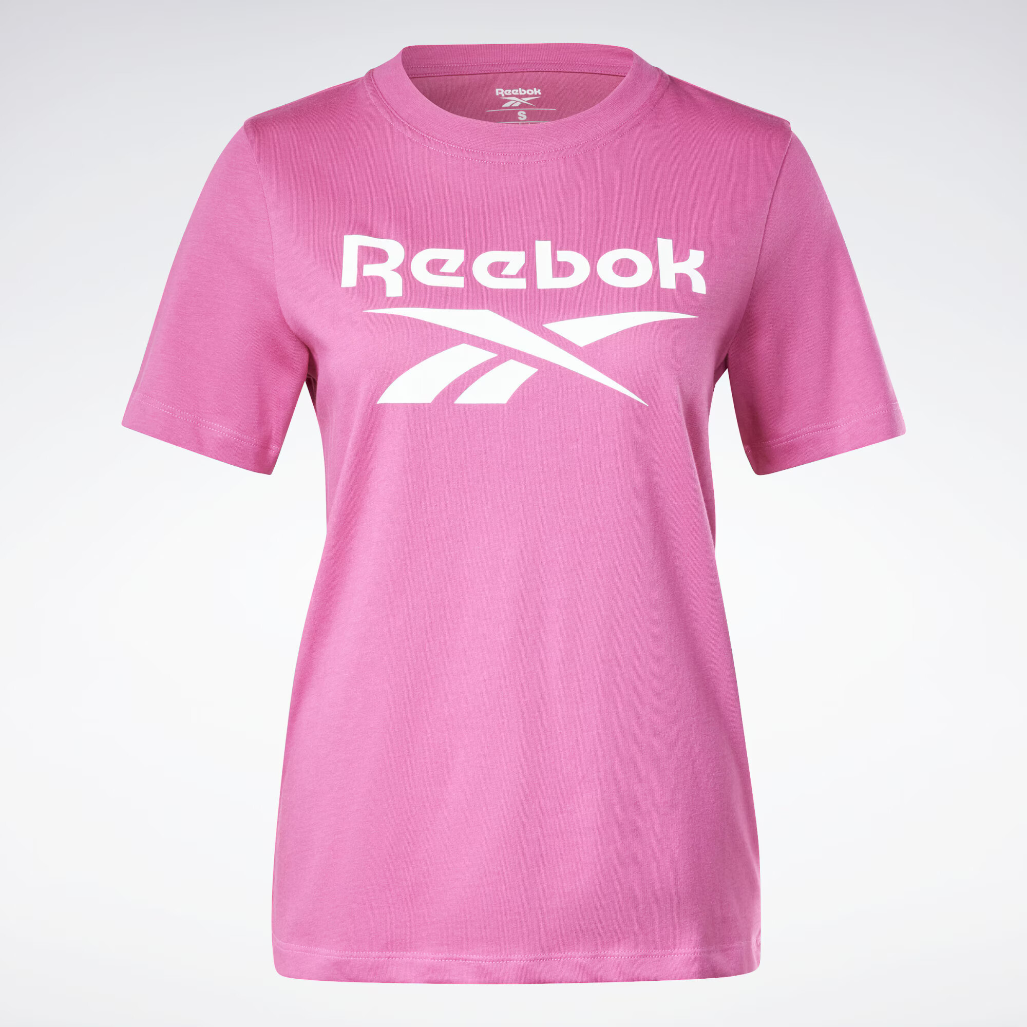 Reebok Sport Majica roza / bela - Pepit.si