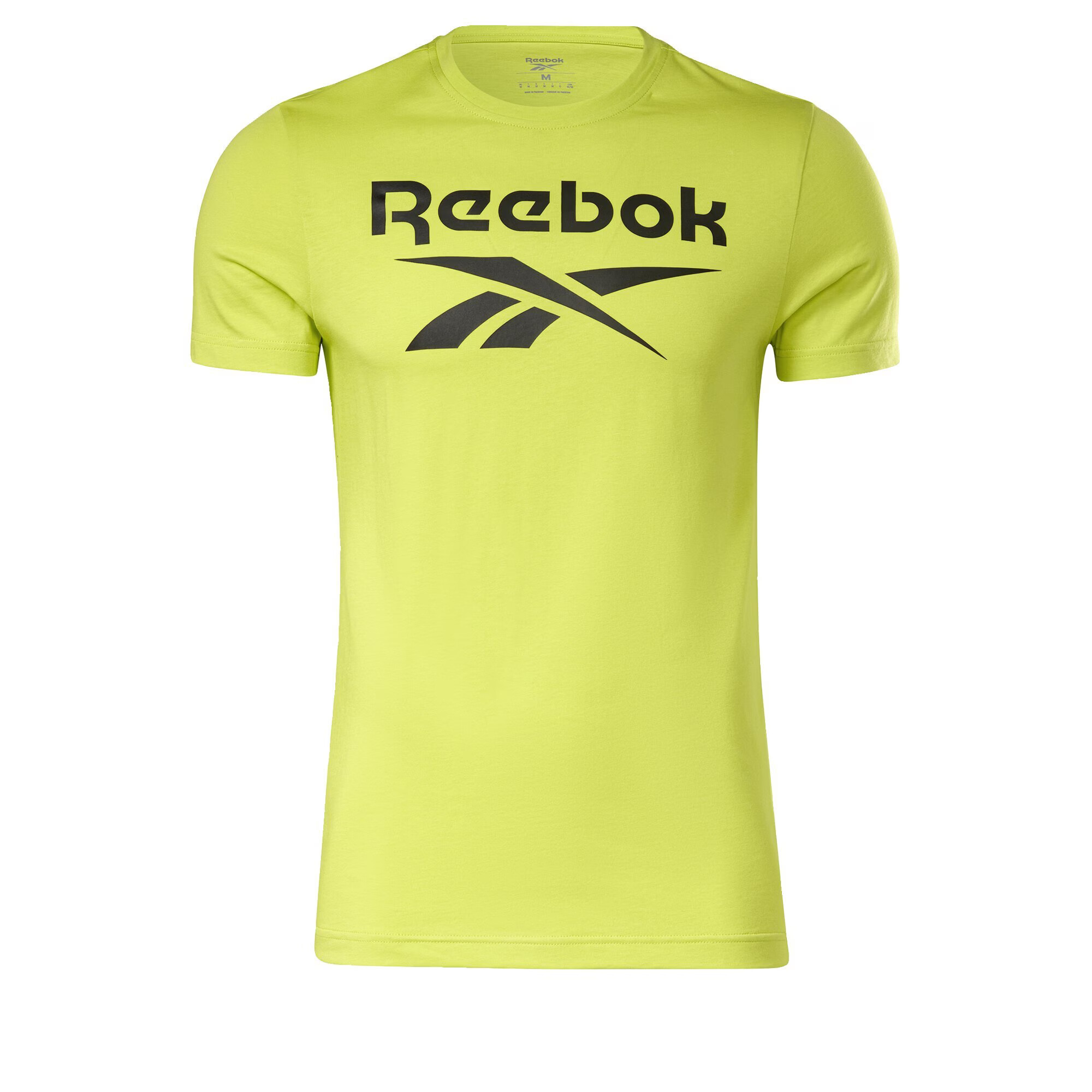 Reebok Sport Funkcionalna majica rumena / črna - Pepit.si