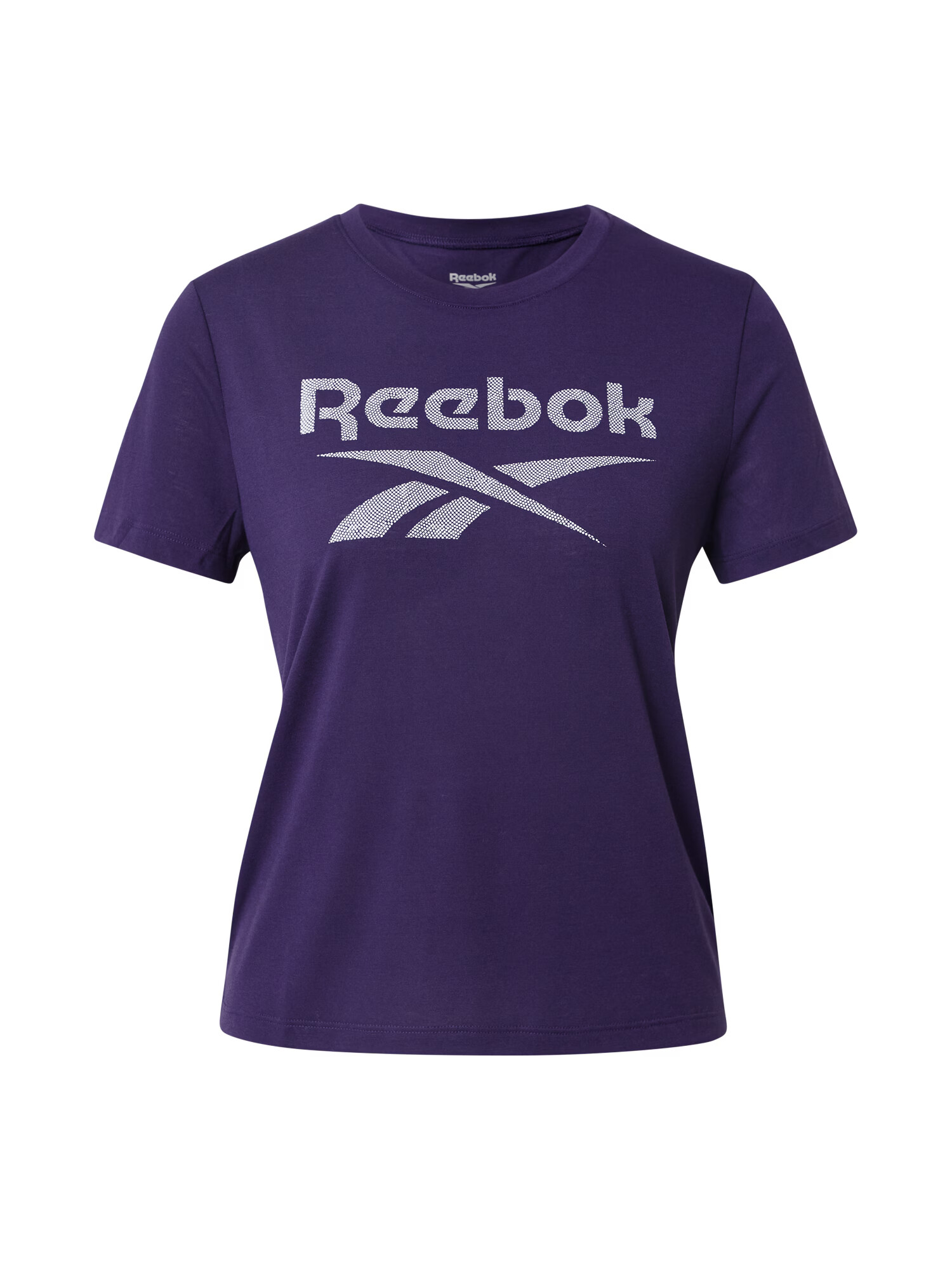 Reebok Sport Funkcionalna majica temno liila / bela - Pepit.si