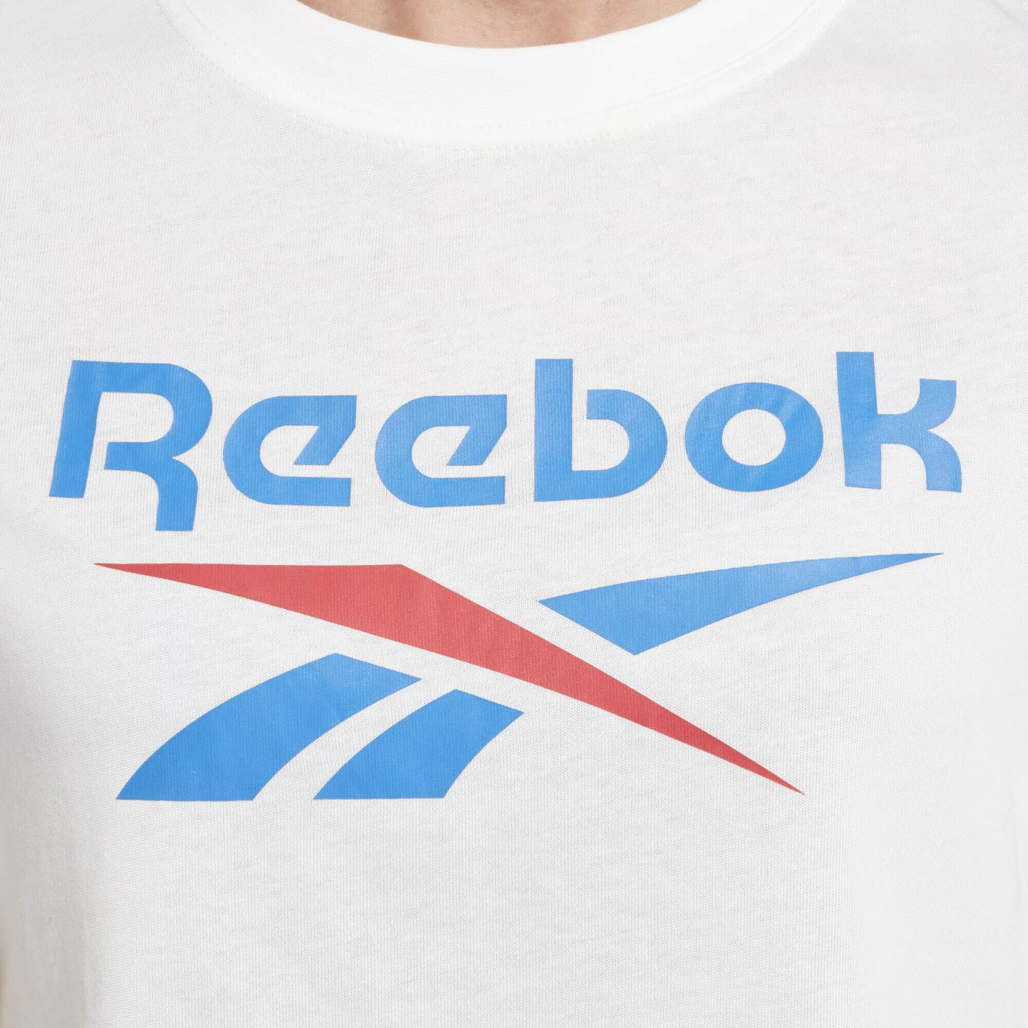 Reebok Sport Majica 'Identity' modra / rdeča / bela - Pepit.si