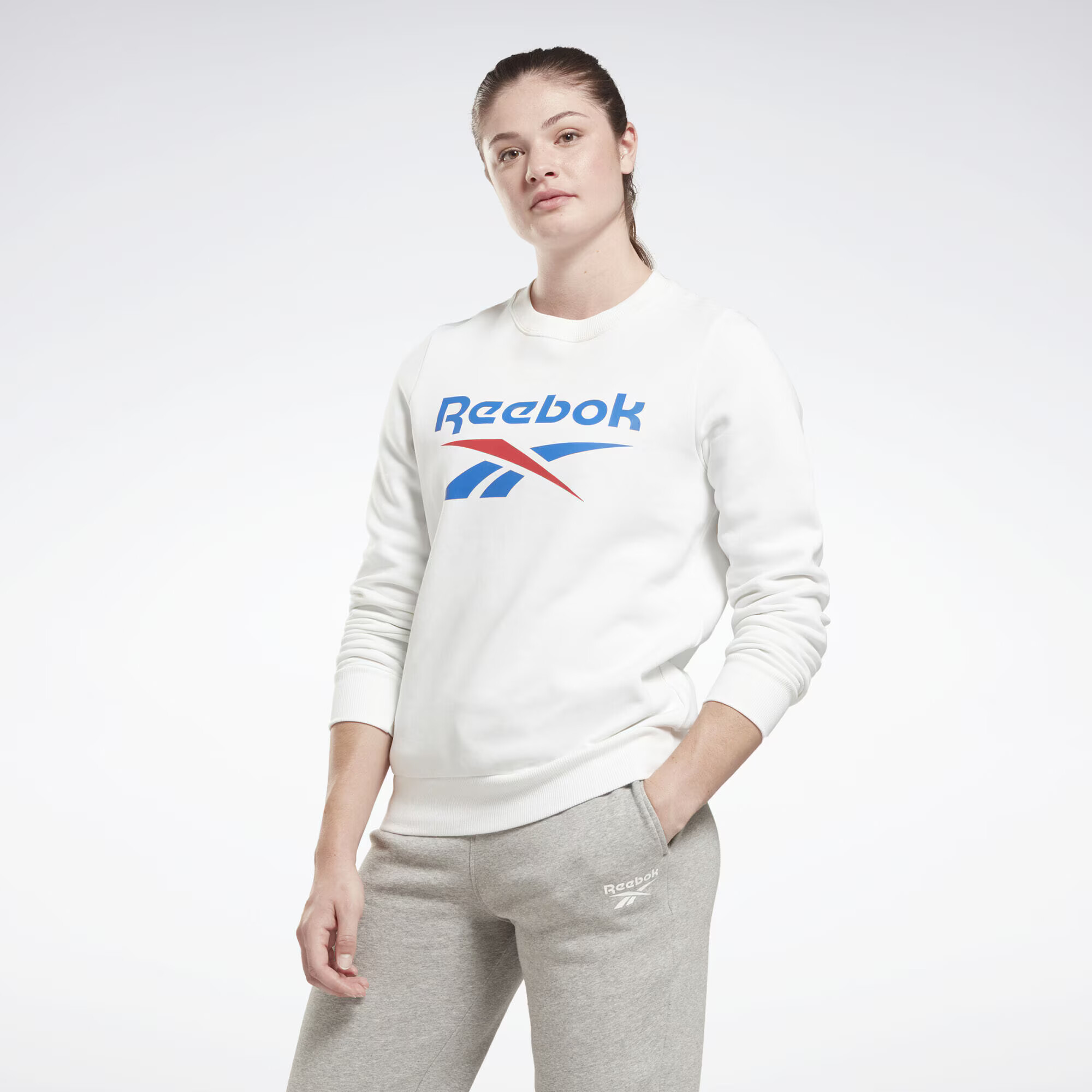 Reebok Sport Majica modra / rdeča / bela - Pepit.si