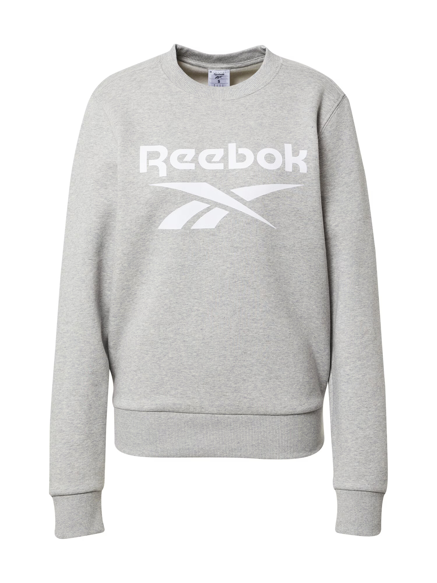 Reebok Sport Športna majica pegasto siva / bela - Pepit.si