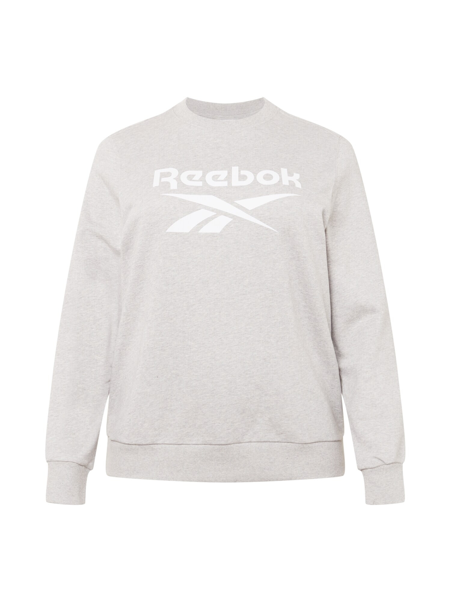 Reebok Sport Športna majica pegasto siva / bela - Pepit.si