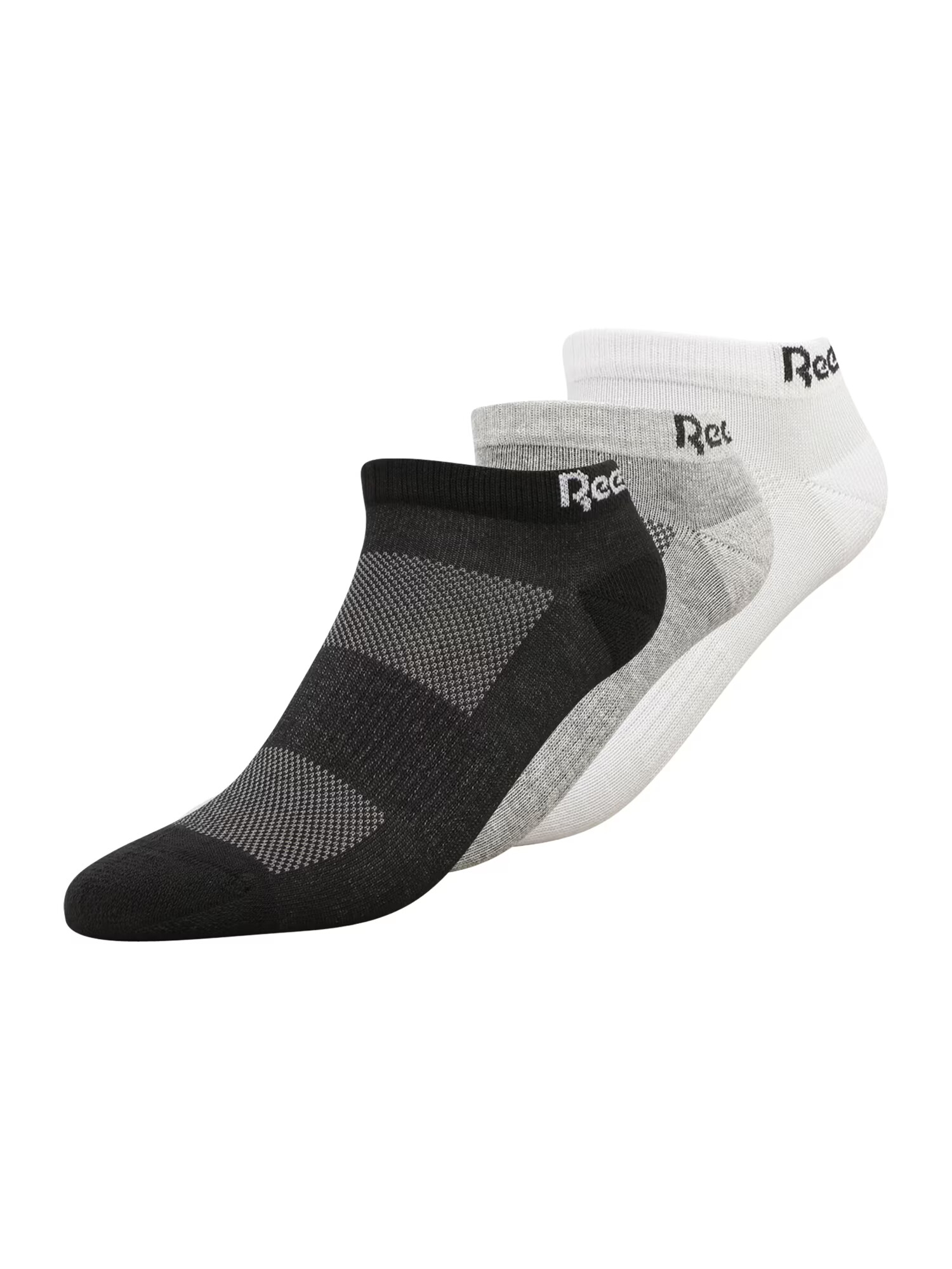 Reebok Sport Športne nogavice pegasto siva / črna / bela - Pepit.si