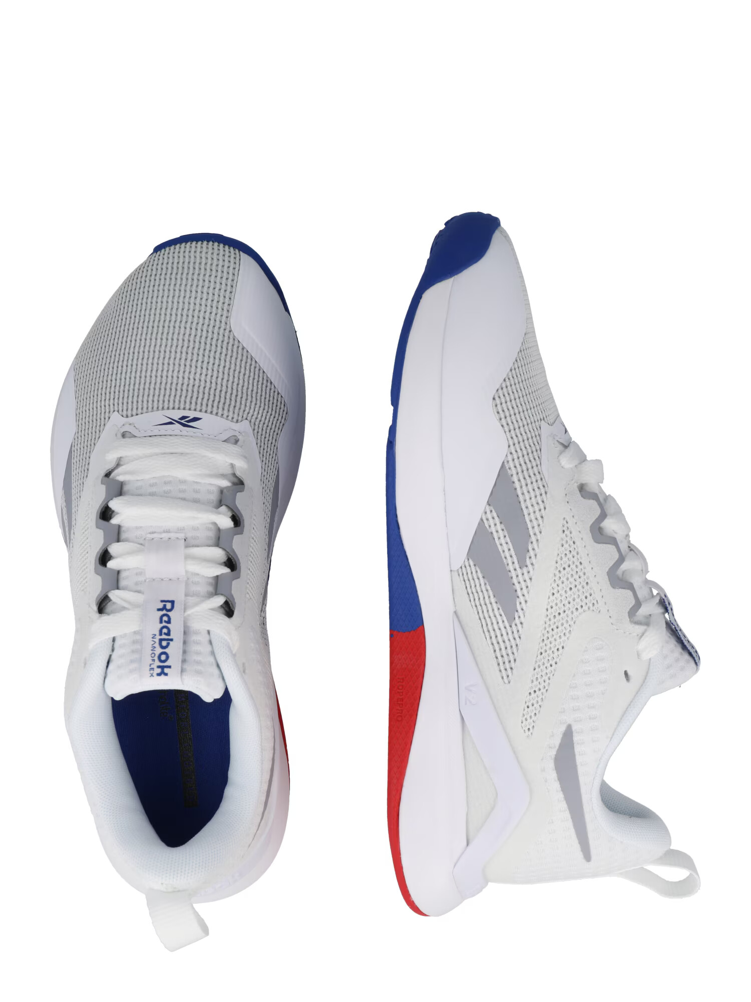 Reebok Sport Športni čevelj 'Nanoflex 2.0' siva / bela - Pepit.si