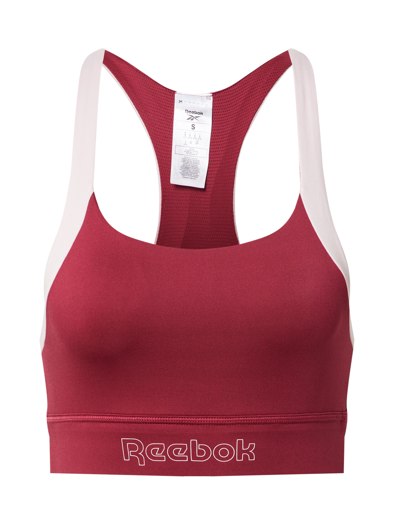 Reebok Sport Športni nederček pastelno roza / bordo - Pepit.si