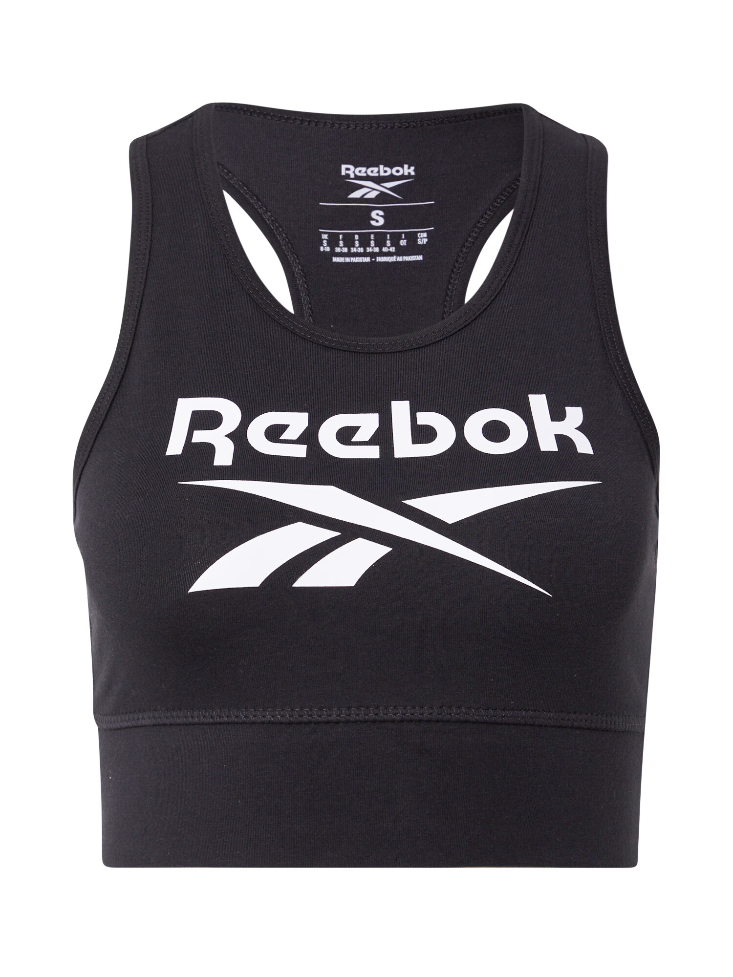 Reebok Sport Športni nederček 'Identity' črna / bela - Pepit.si