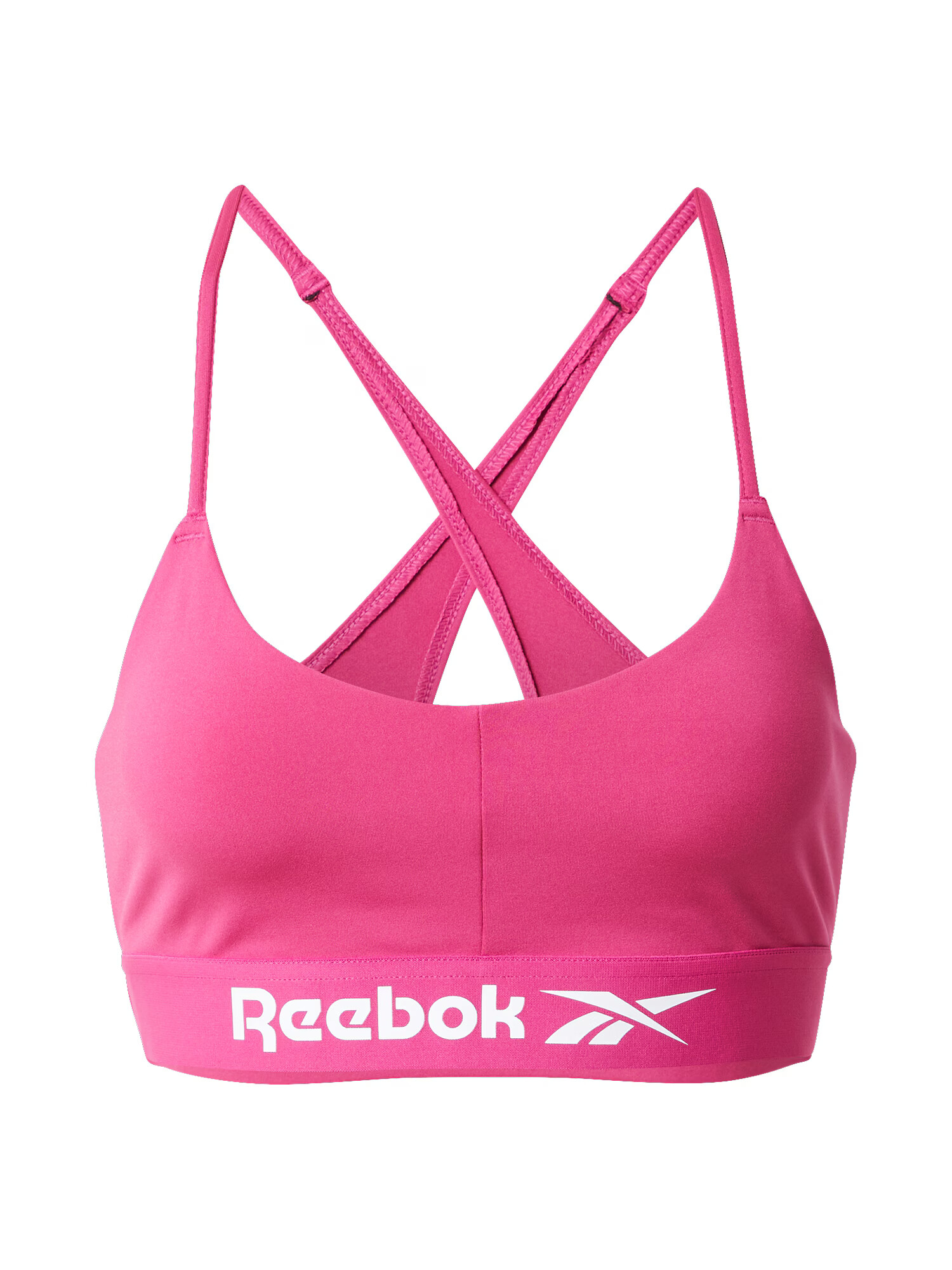 Reebok Sport Športni nederček roza / bela - Pepit.si