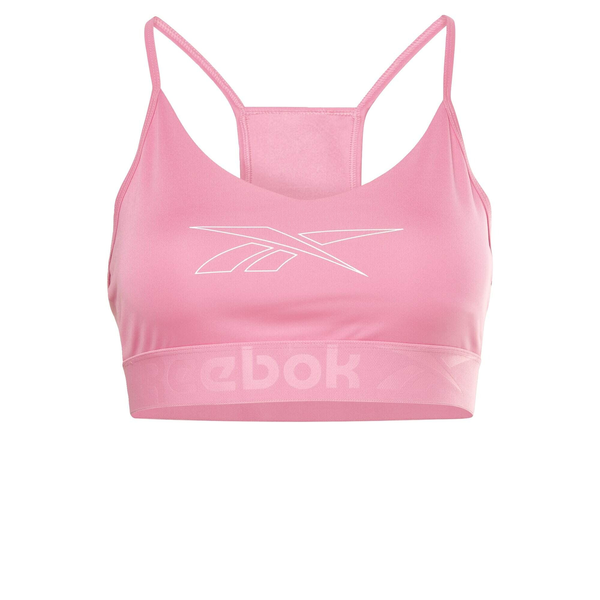 Reebok Sport Športni nederček roza / roza / bela - Pepit.si