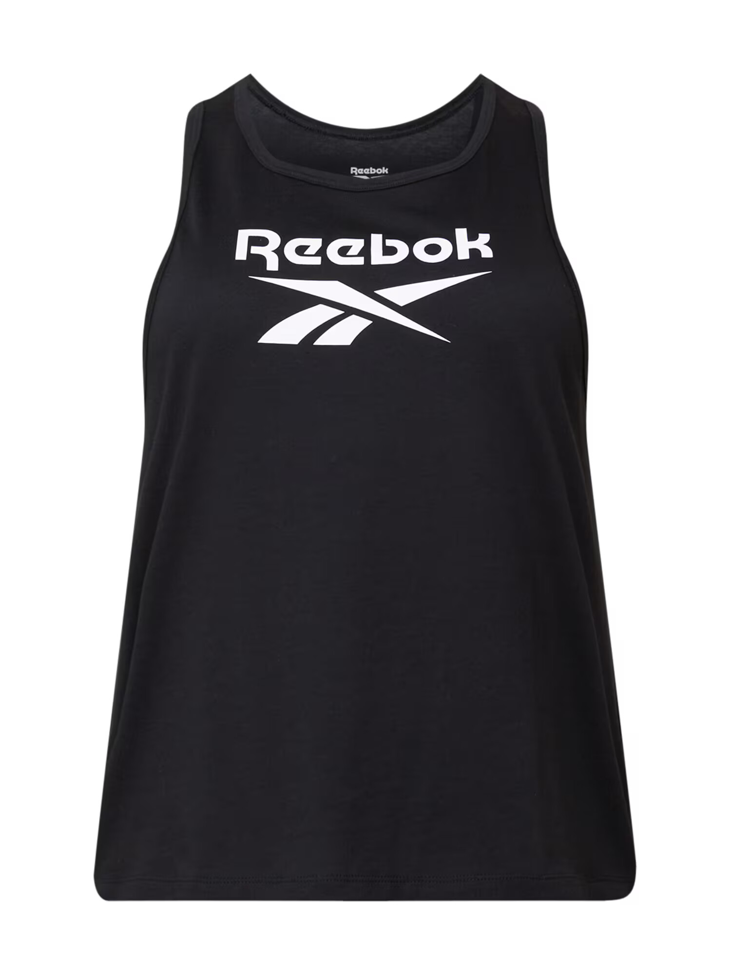 Reebok Sport Športni top črna / bela - Pepit.si