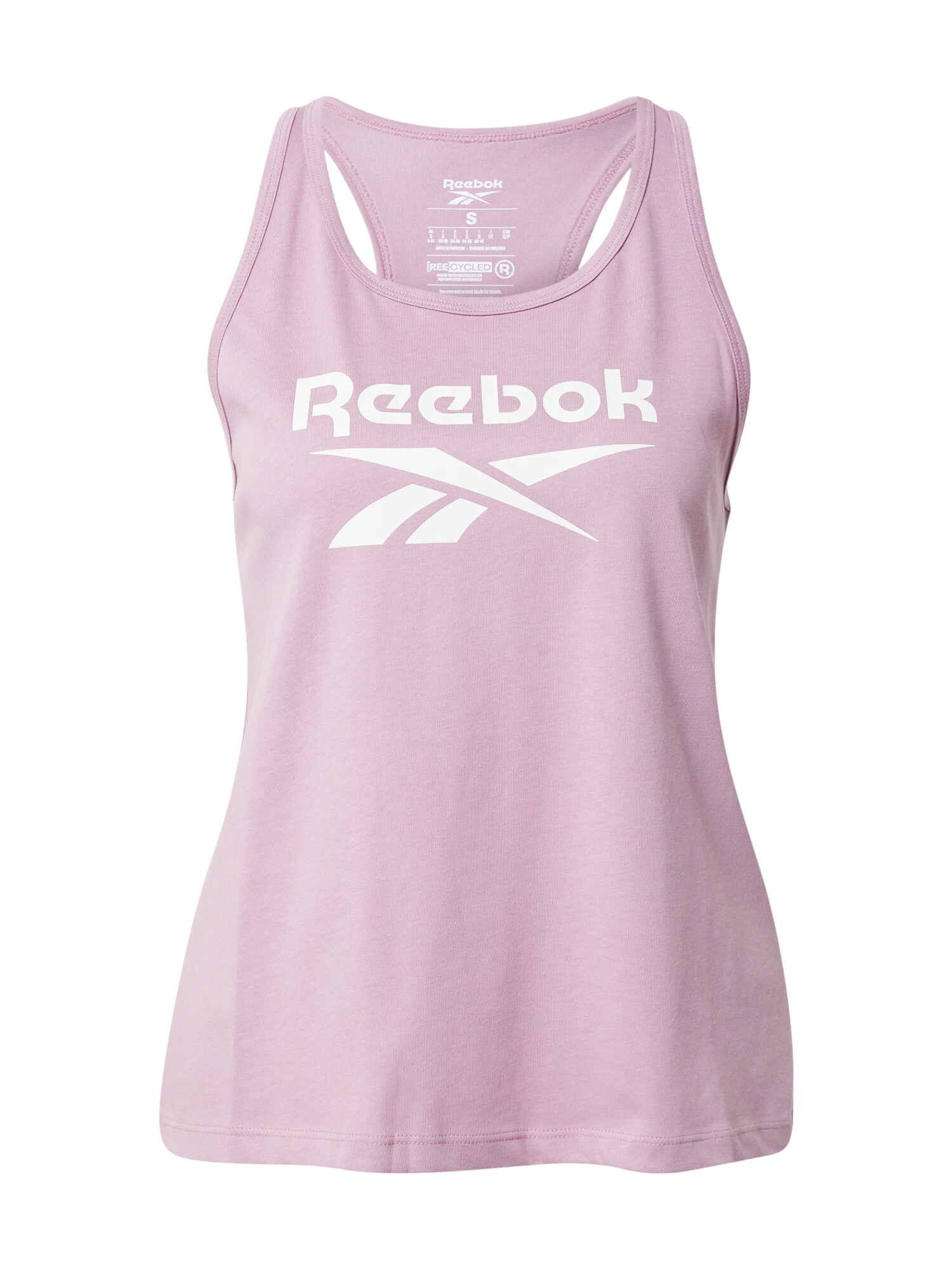 Reebok Sport Športni top lila / bela - Pepit.si