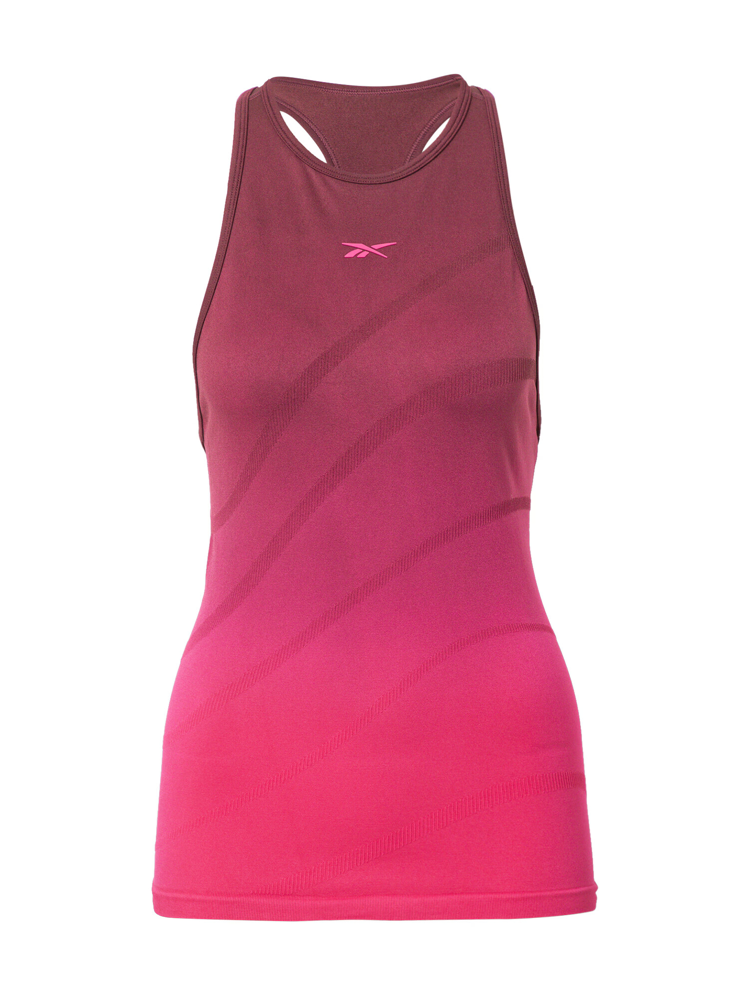 Reebok Sport Športni top merlot / pitaja / roza - Pepit.si