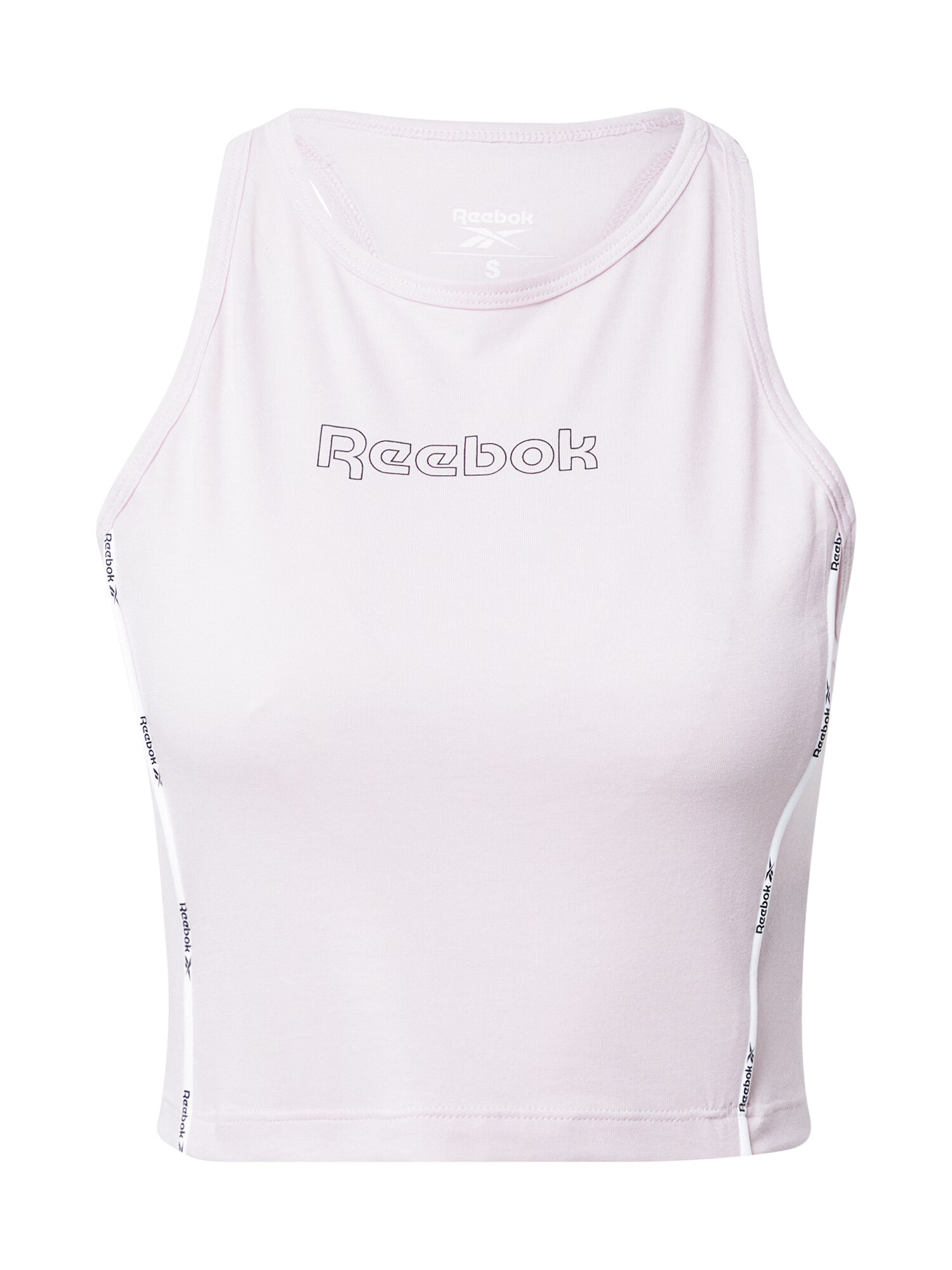 Reebok Sport Športni top pastelno roza / črna / bela - Pepit.si