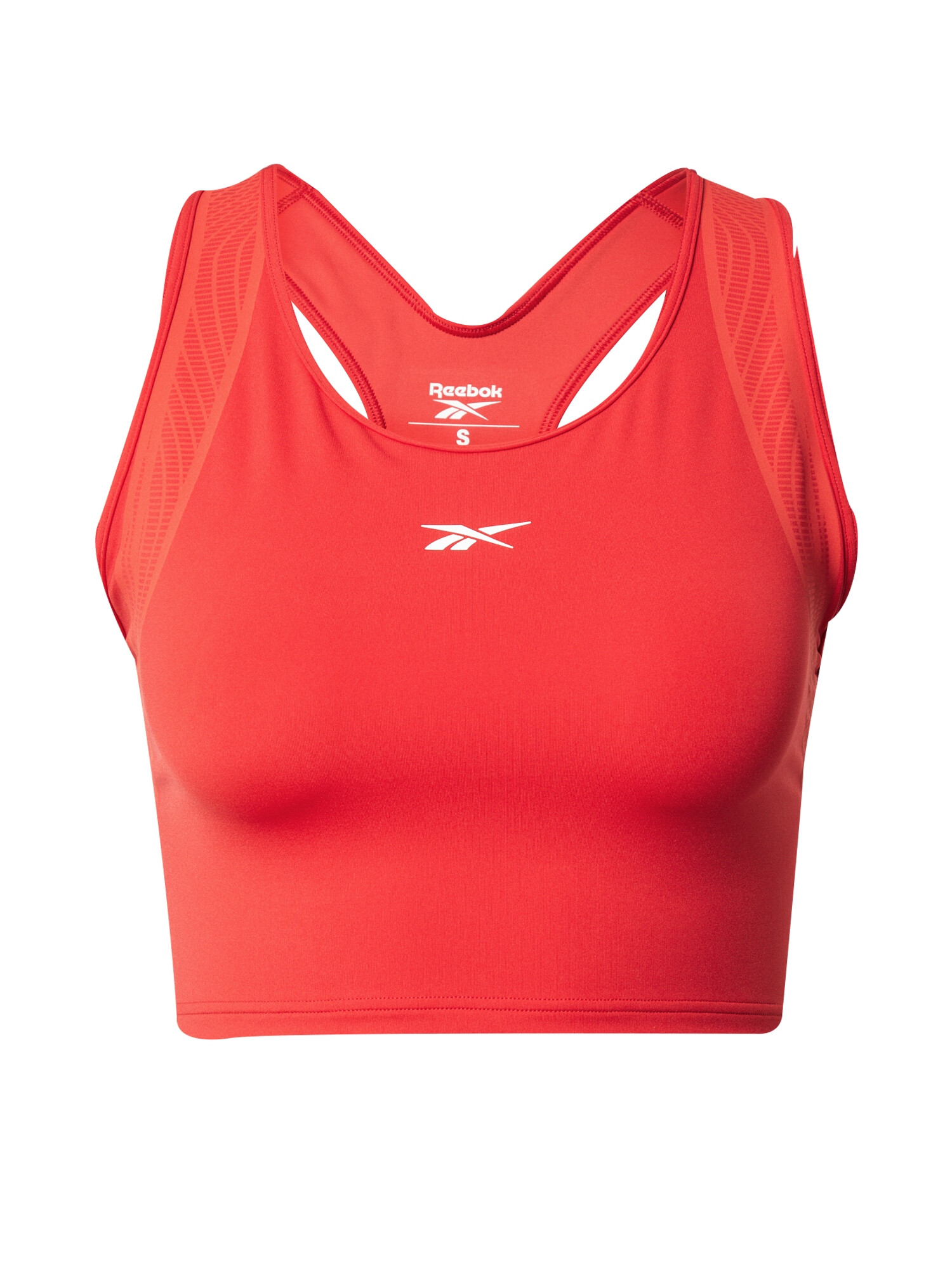 Reebok Sport Športni top rdeča / bela - Pepit.si