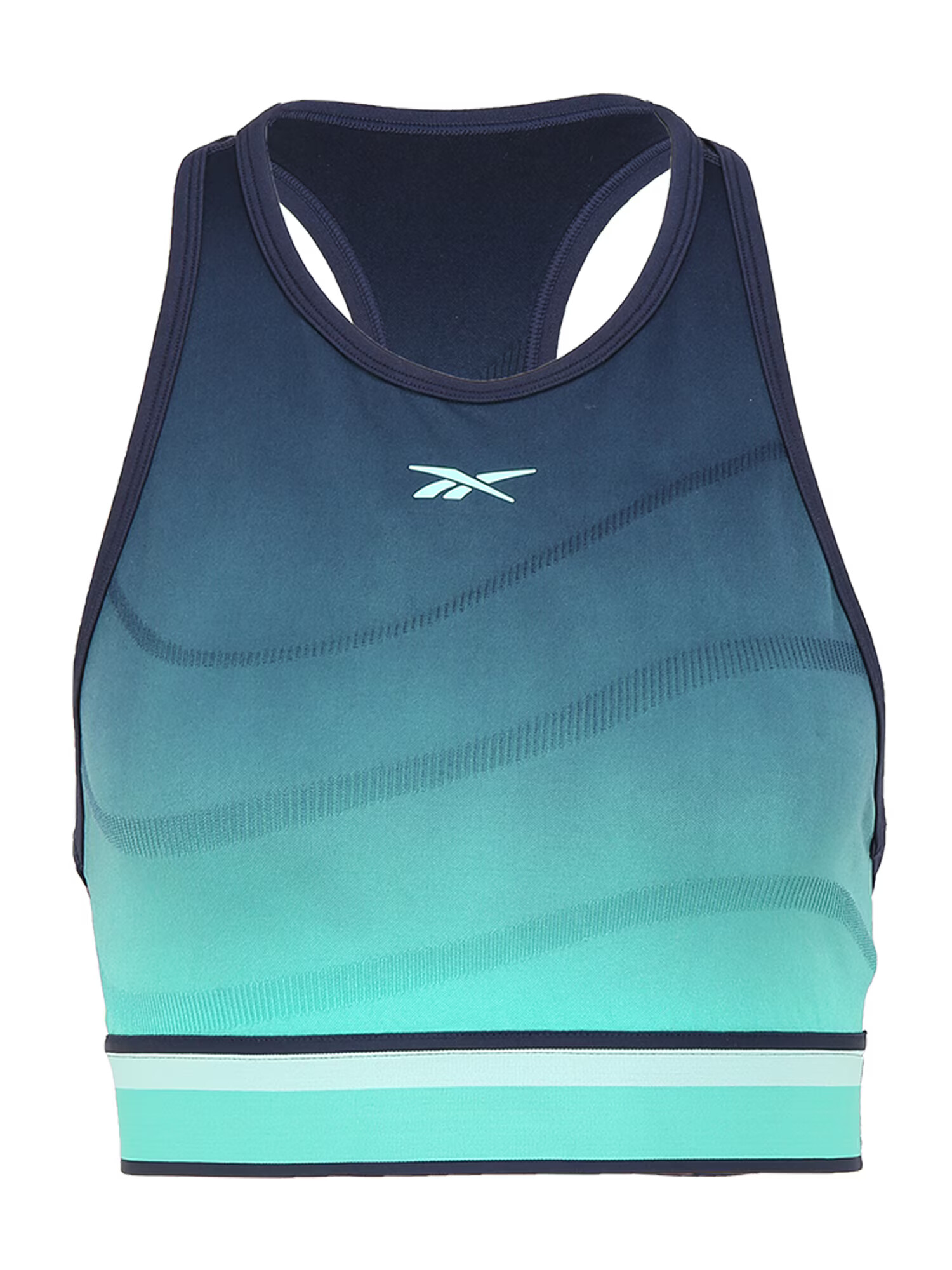 Reebok Sport Športni top temno modra / turkizna - Pepit.si