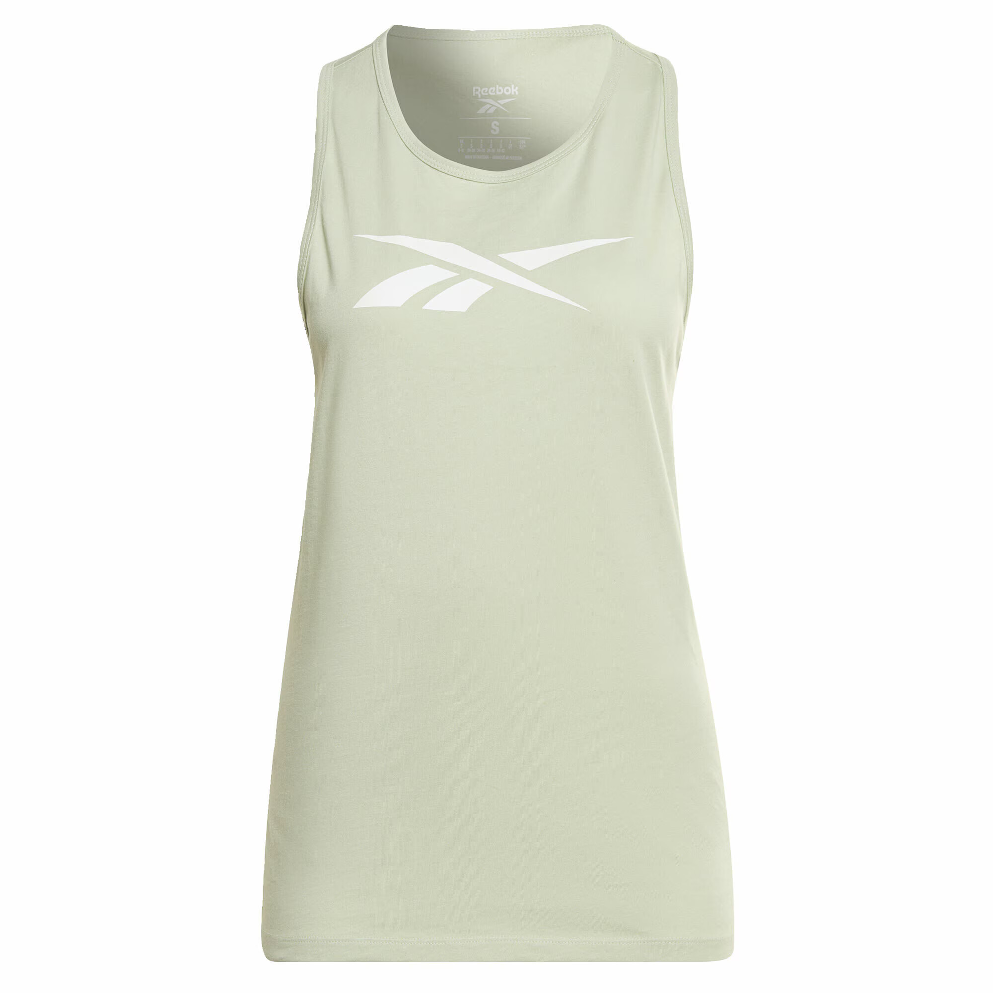 Reebok Sport Športni top ' Training Essentials ' zelena / bela - Pepit.si