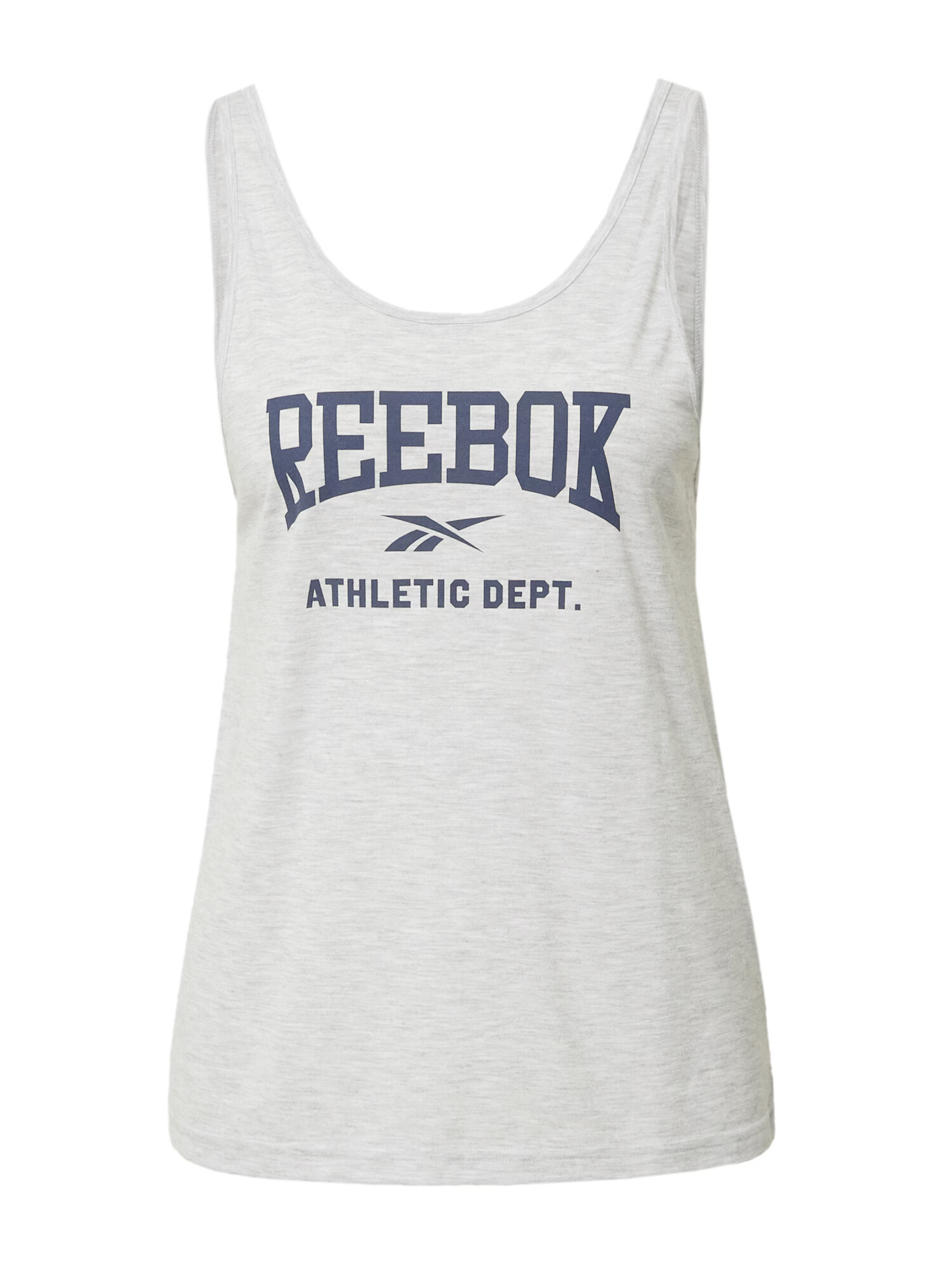 Reebok Sport Športni top 'Workout Ready' pegasto siva / črna - Pepit.si