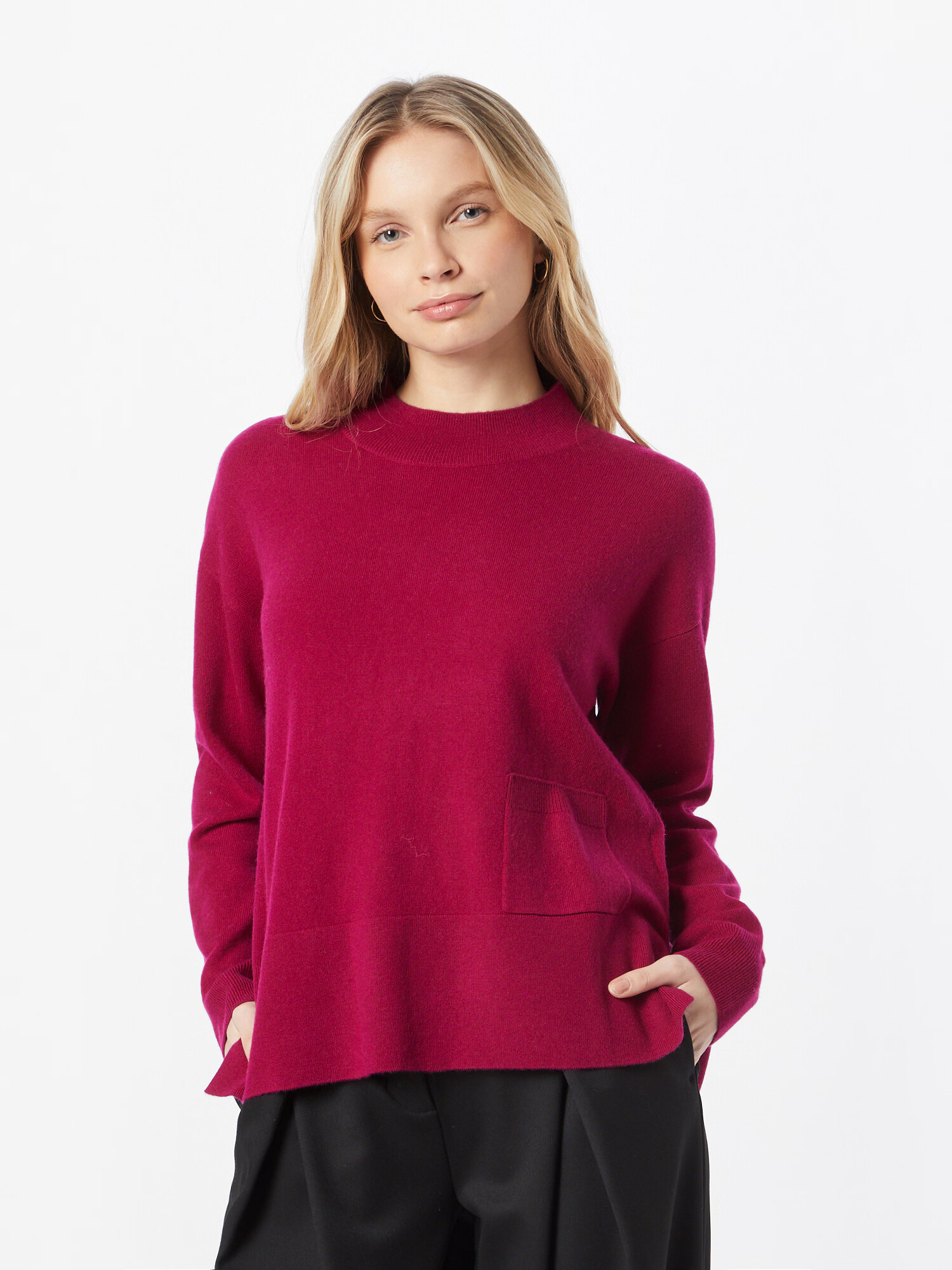 REPEAT Cashmere Pulover jagoda - Pepit.si