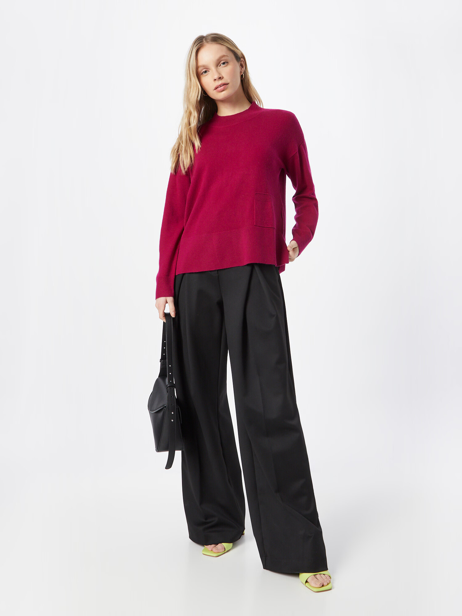 REPEAT Cashmere Pulover jagoda - Pepit.si