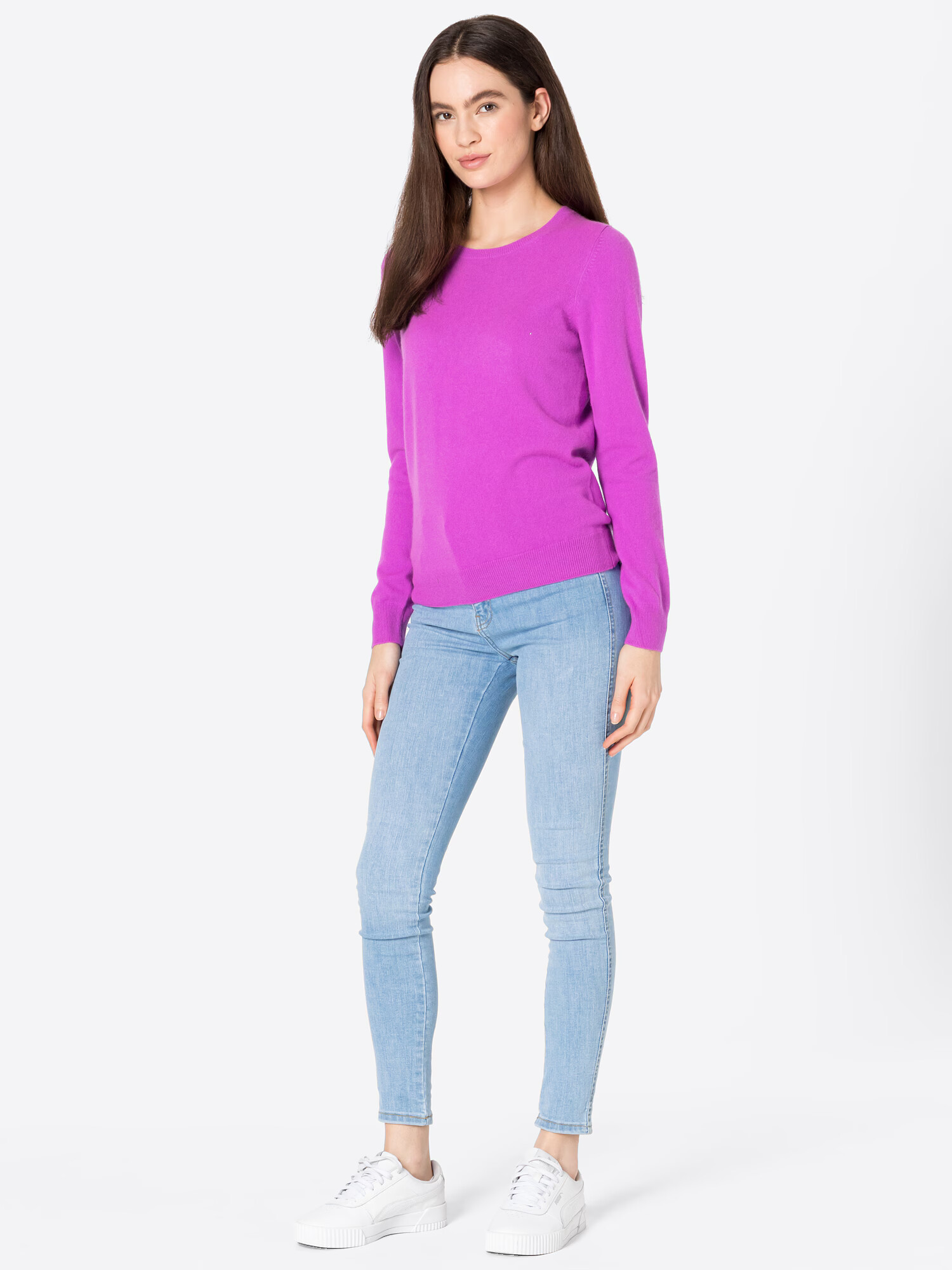 REPEAT Cashmere Pulover lila - Pepit.si