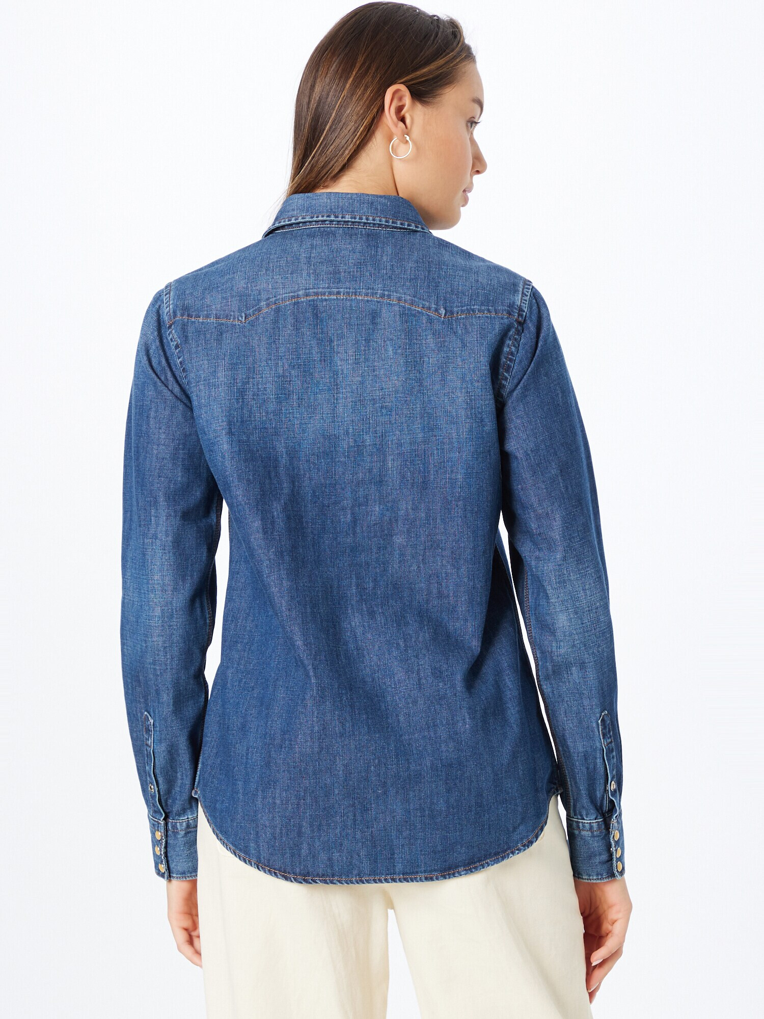 REPLAY Bluza moder denim - Pepit.si