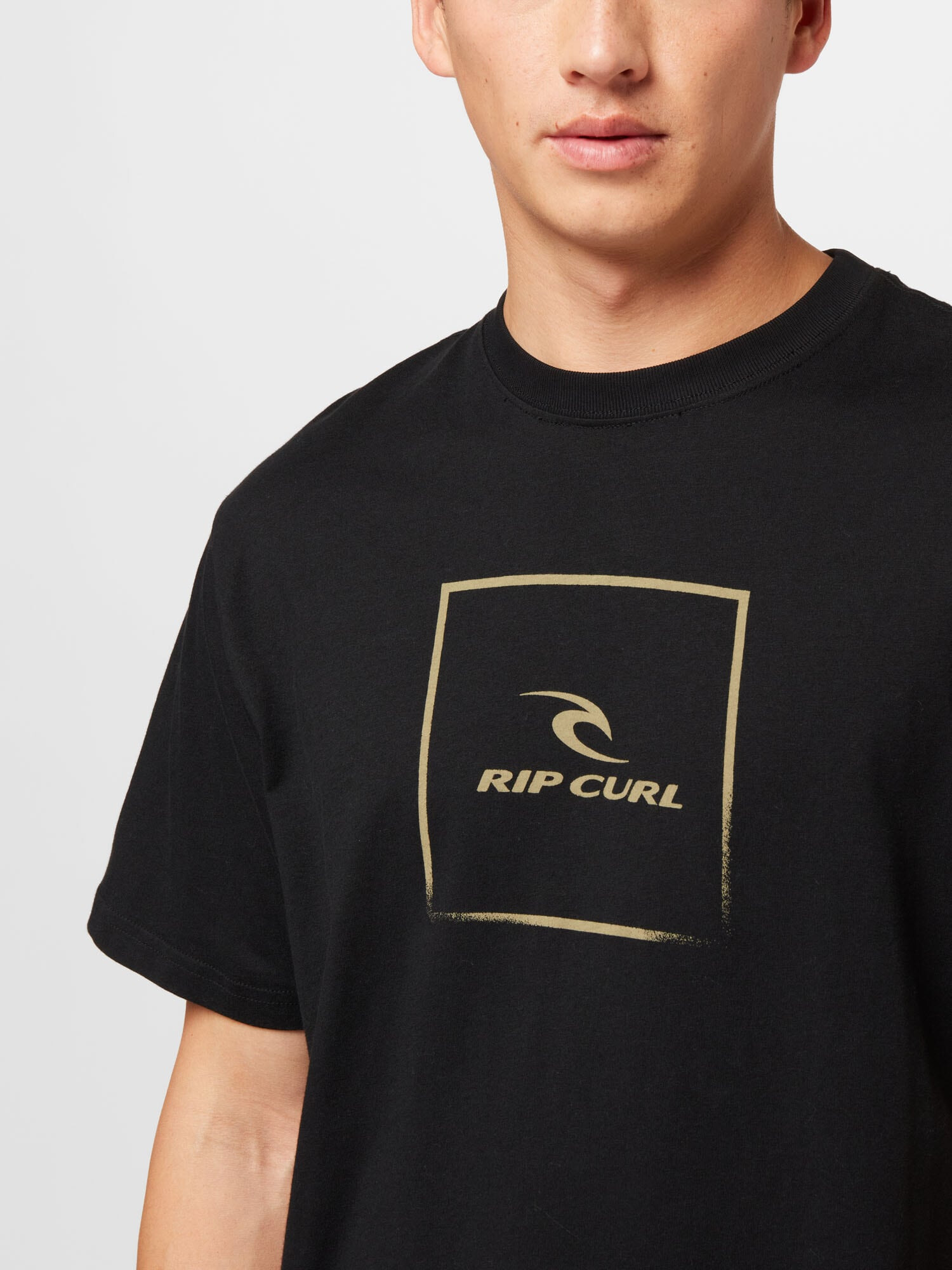 RIP CURL Funkcionalna majica bež / črna - Pepit.si