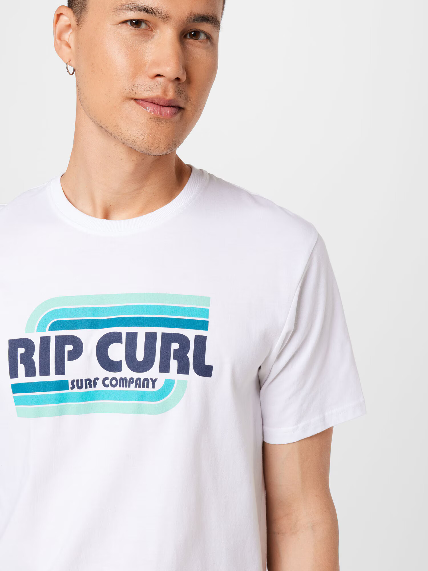 RIP CURL Funkcionalna majica 'YEH MUMMA' mornarska / turkizna / bela - Pepit.si