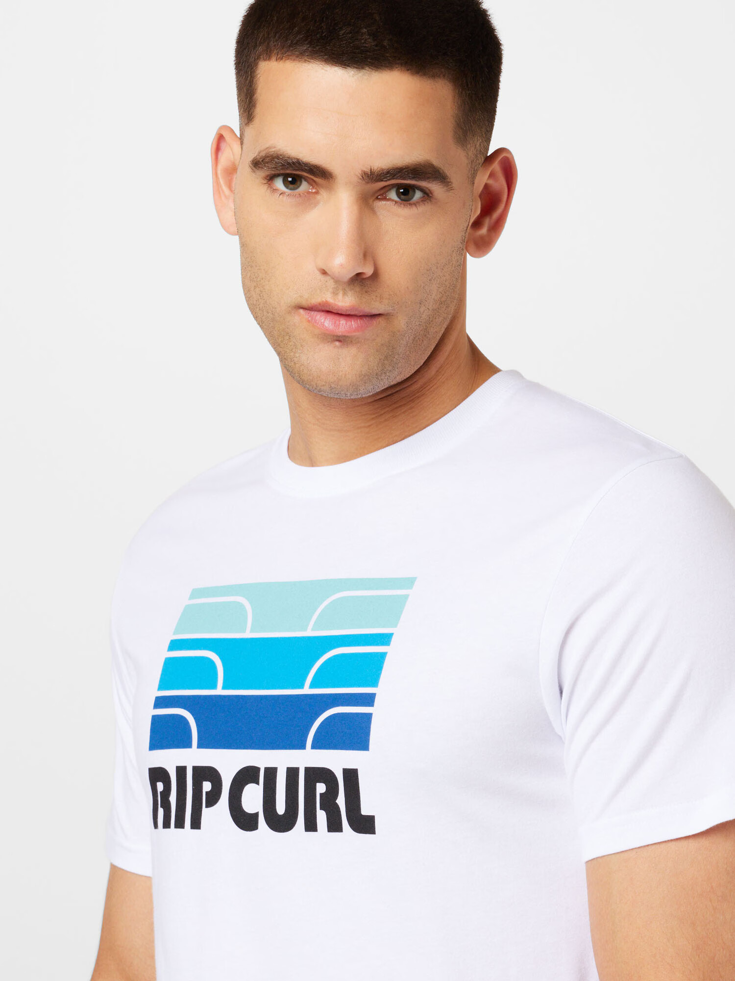 RIP CURL Majica 'SURF REVIVAL' marine / svetlo modra / črna / bela - Pepit.si