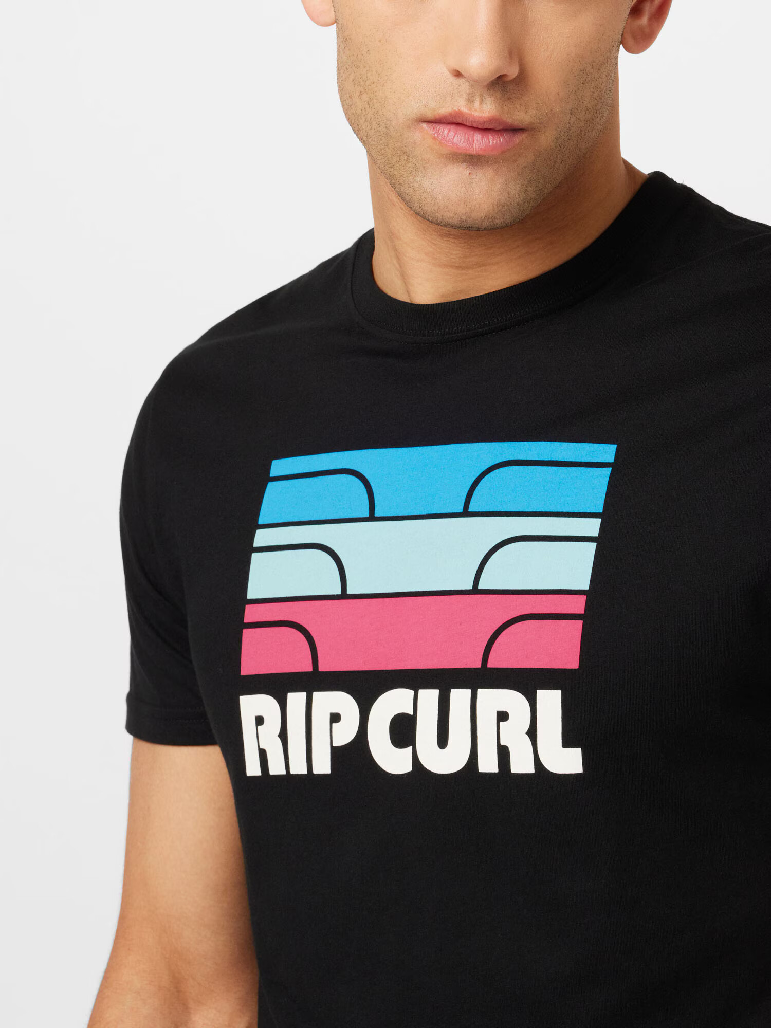 RIP CURL Majica 'SURF REVIVAL' modra / pastelno modra / roza / črna - Pepit.si