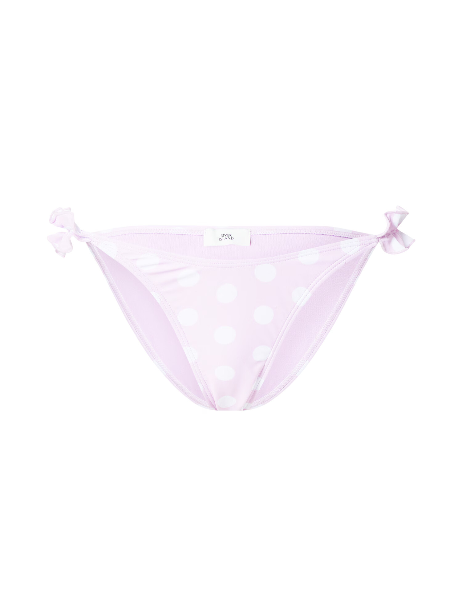 River Island Bikini hlačke svetlo lila / bela - Pepit.si