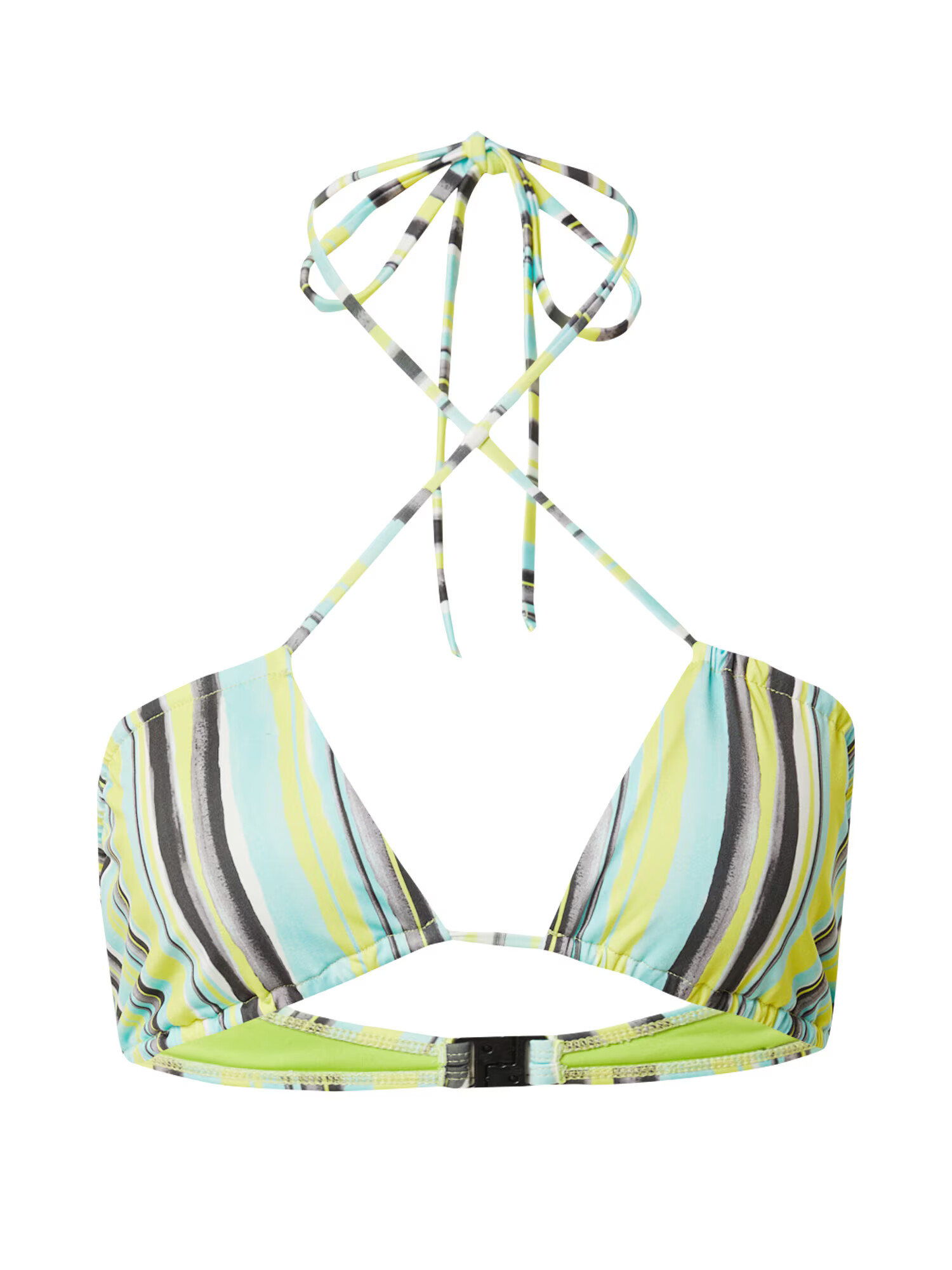 River Island Bikini zgornji del svetlo modra / trst / črna / bela - Pepit.si