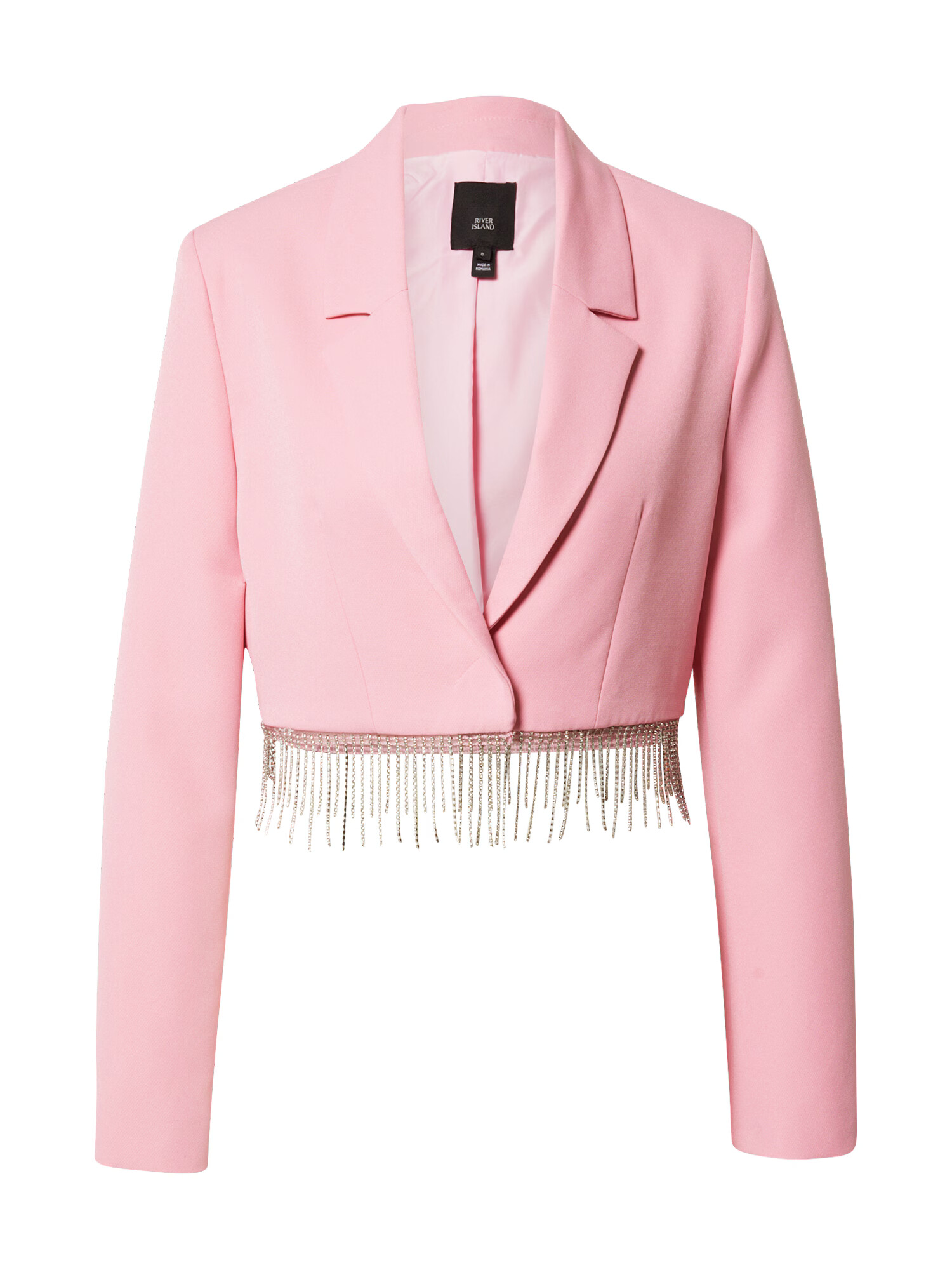 River Island Blazer roza / srebrna - Pepit.si