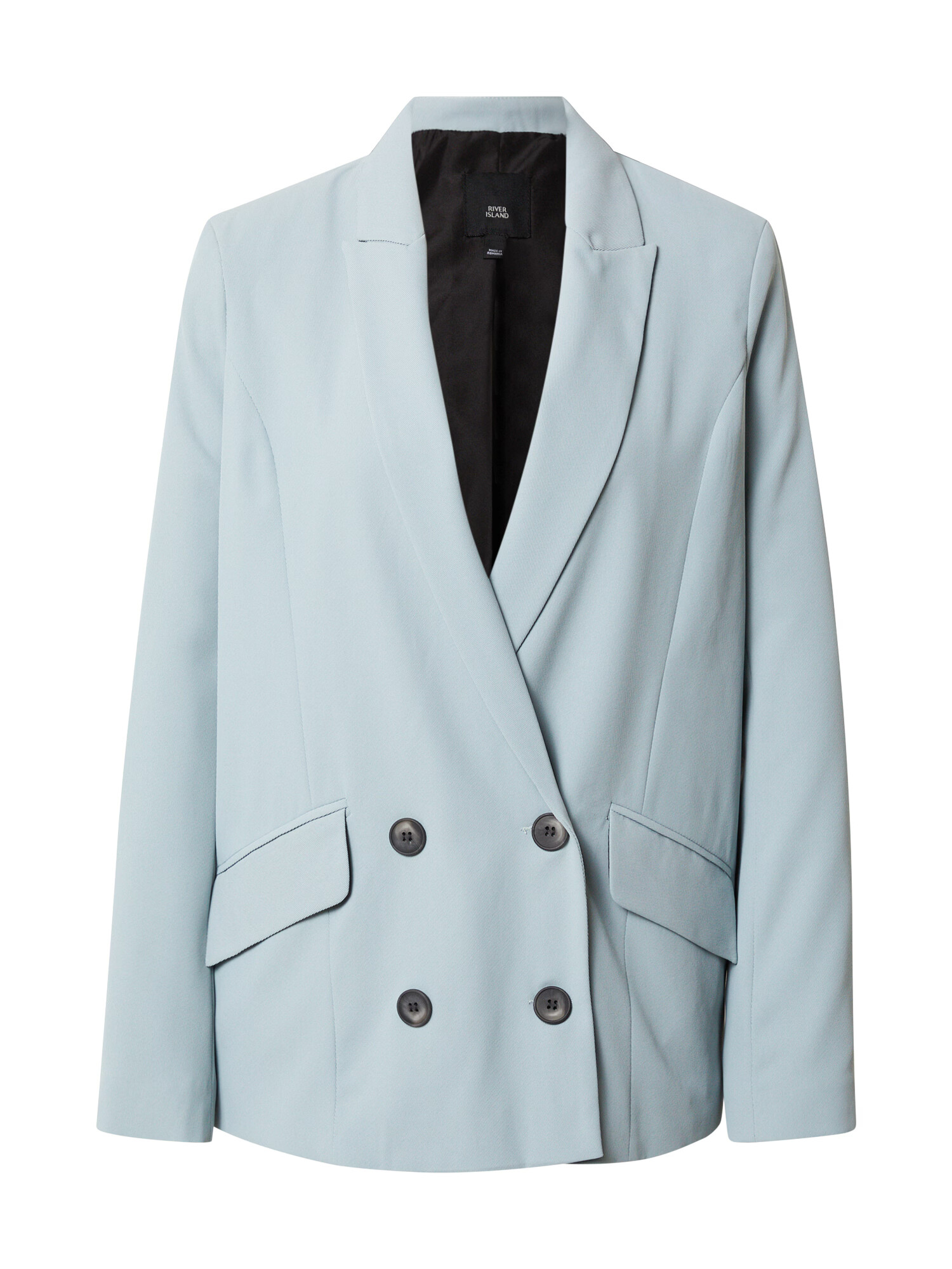 River Island Blazer svetlo modra - Pepit.si