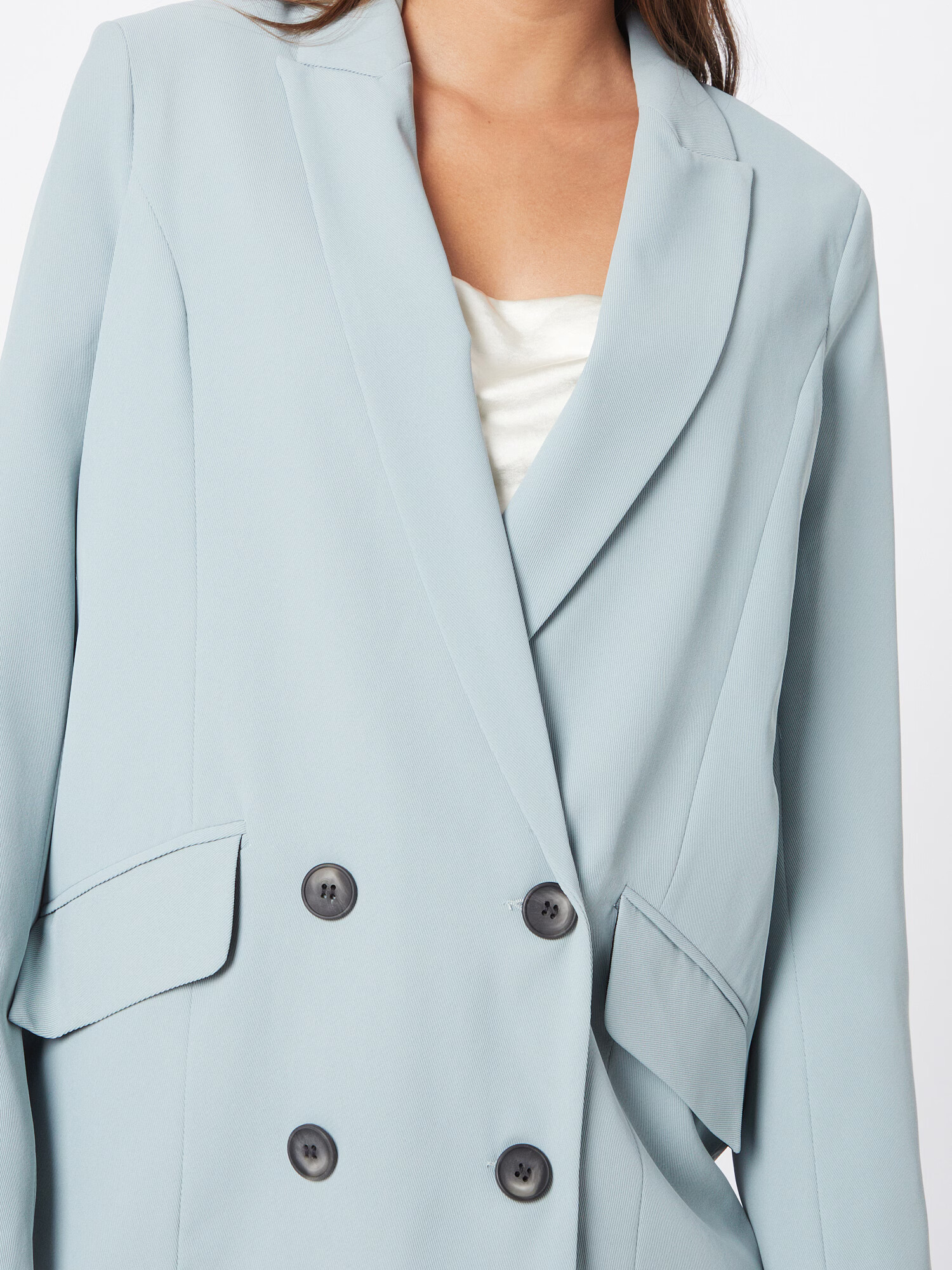 River Island Blazer svetlo modra - Pepit.si